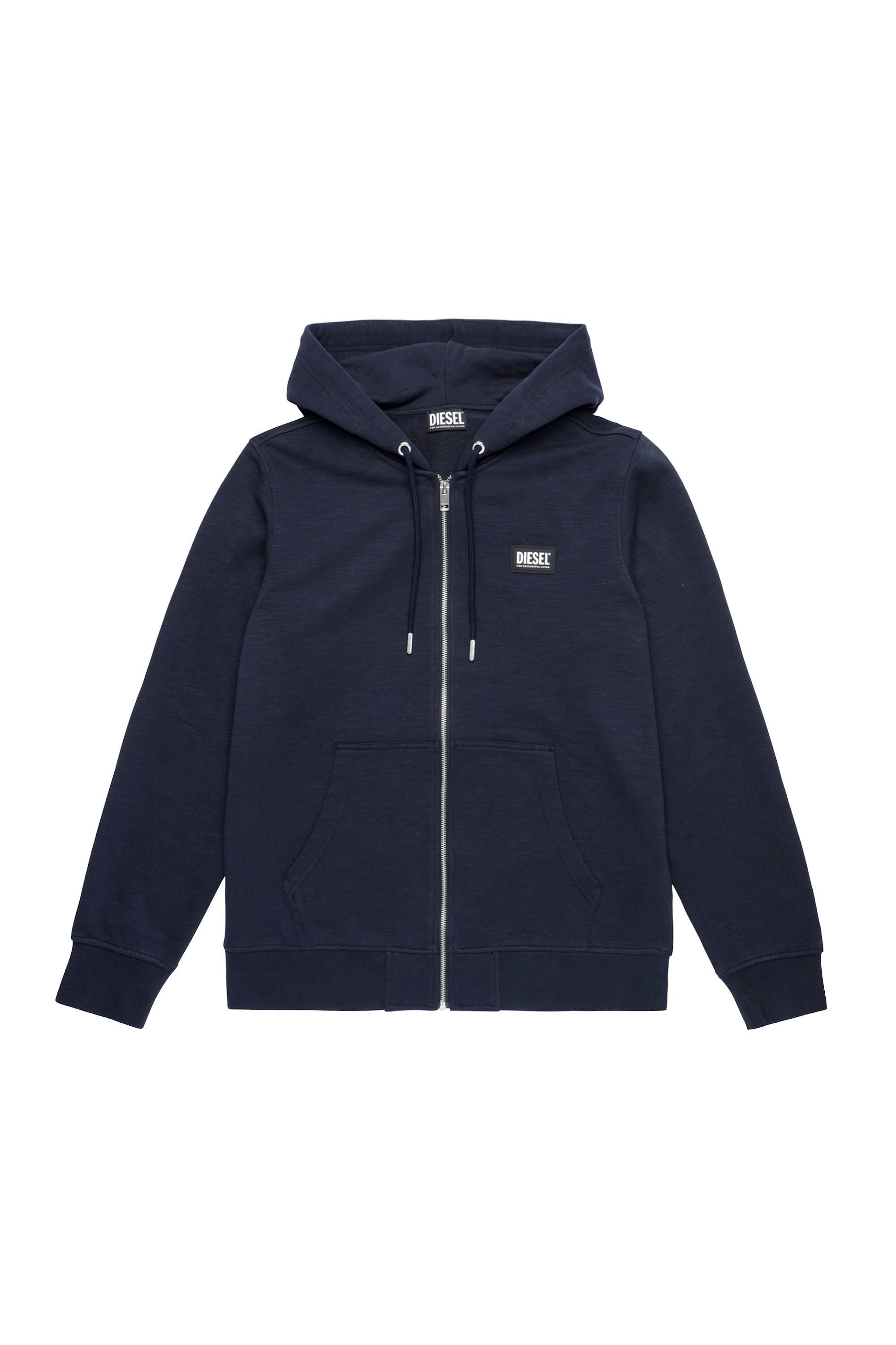 S-GIRK-HOOD-ZIP-B2, Dark Blue - Sweaters