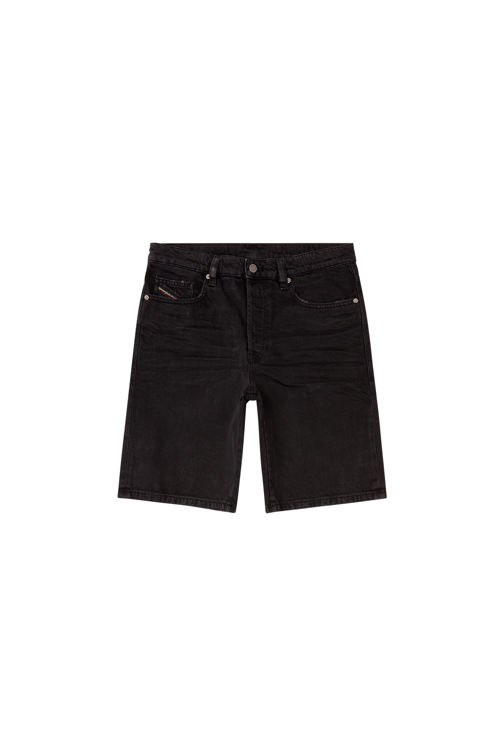 REGULAR-SHORT, Black Diesel - REGULAR-SHORT, Man's Denim shorts in Black - 2