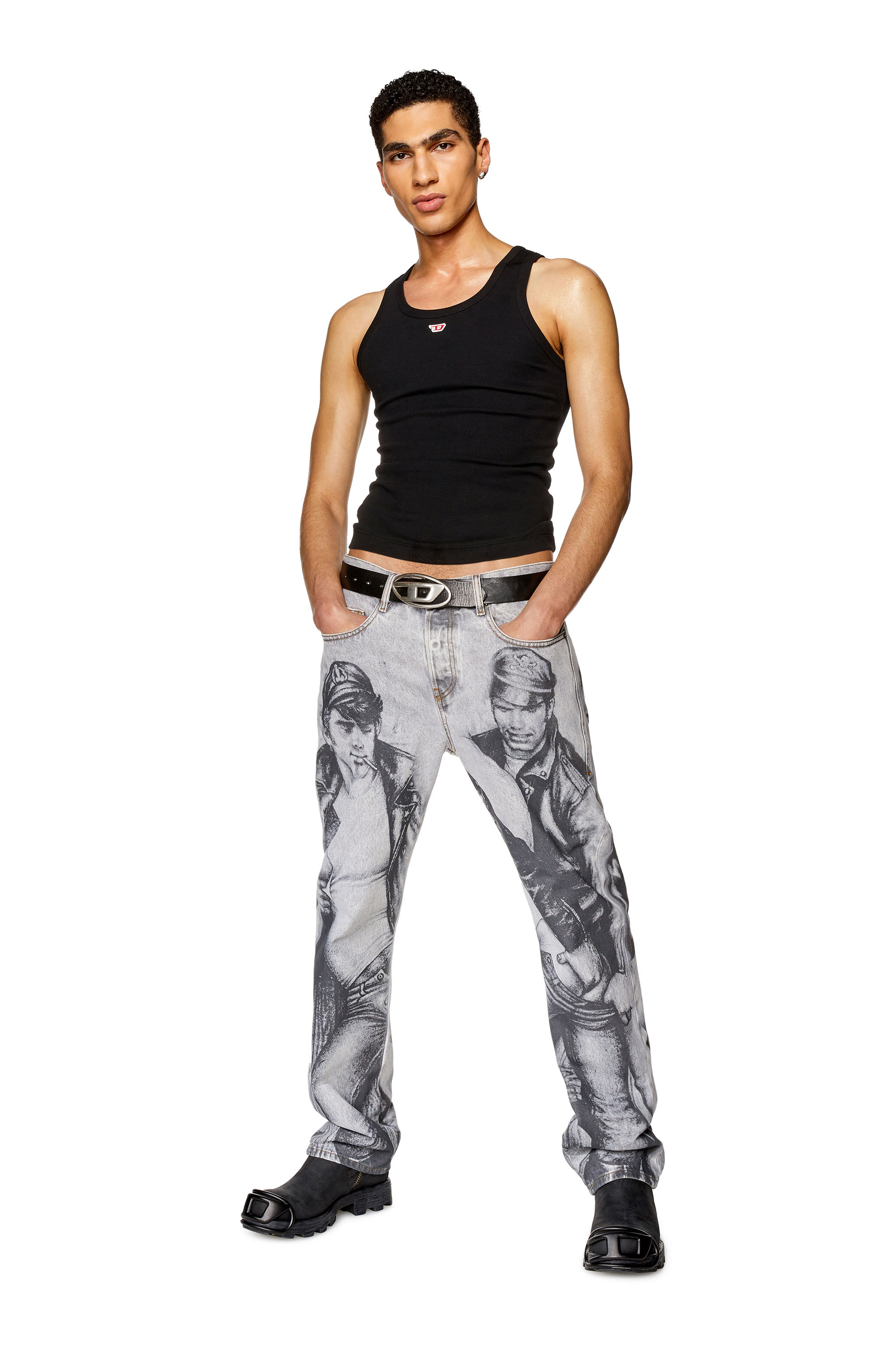 Diesel - Straight Jeans 2020 D-Viker 007F8, Grey - Image 1