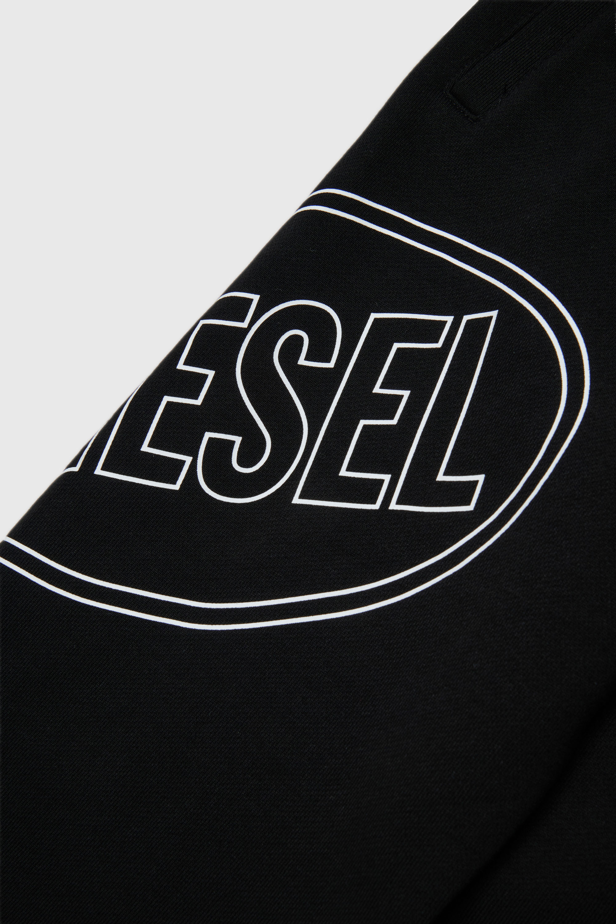Diesel - PCIRCLE, Man's Sweatpants with side print in Black - 4