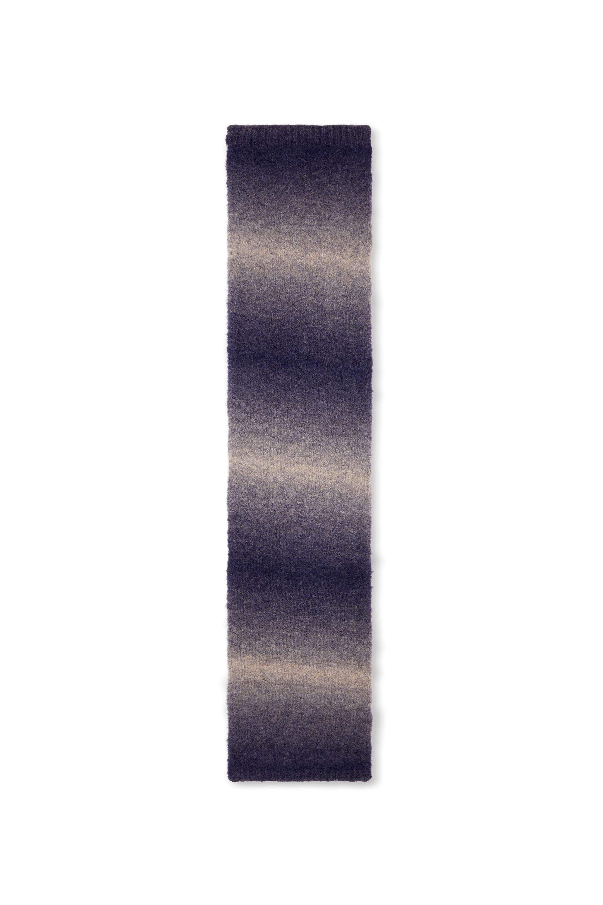 Diesel - K-PELLINO, Unisex Dégradé scarf in alpaca blend in Blue - Image 2