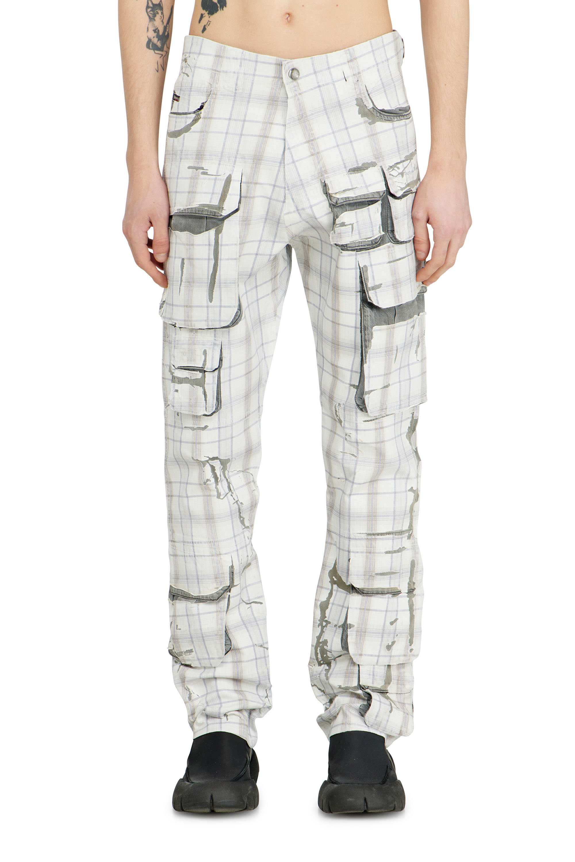 Diesel - Man's Slim Jeans D-DAREK 068WA, Light Grey - 3