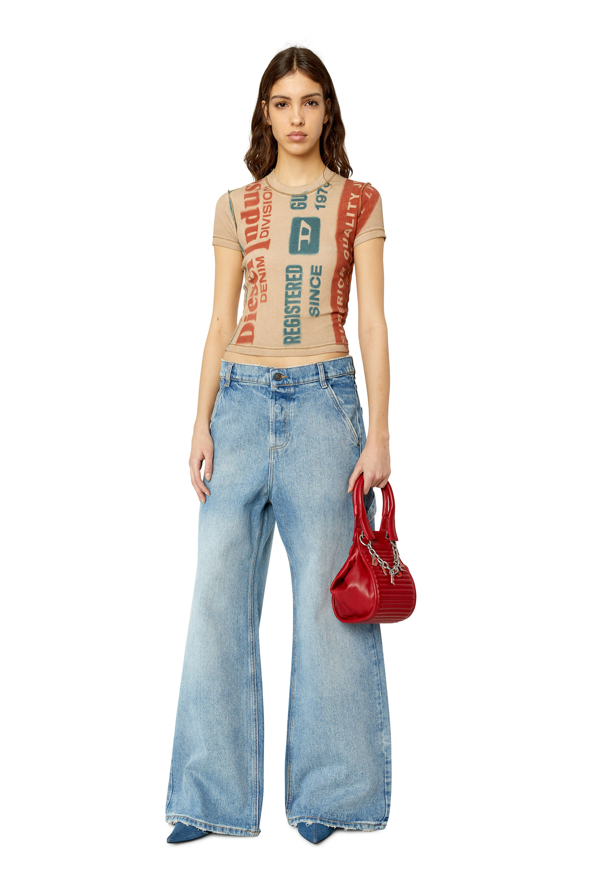 Diesel - D-Sire 0EMAG Straight Jeans, Light Blue - Image 2