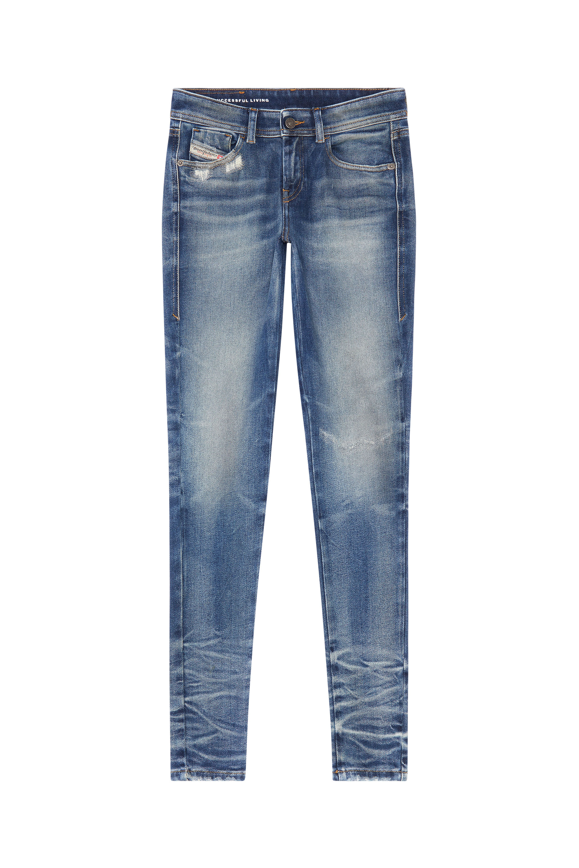 Diesel - Super skinny Jeans 2017 Slandy 09G14, Medium bl