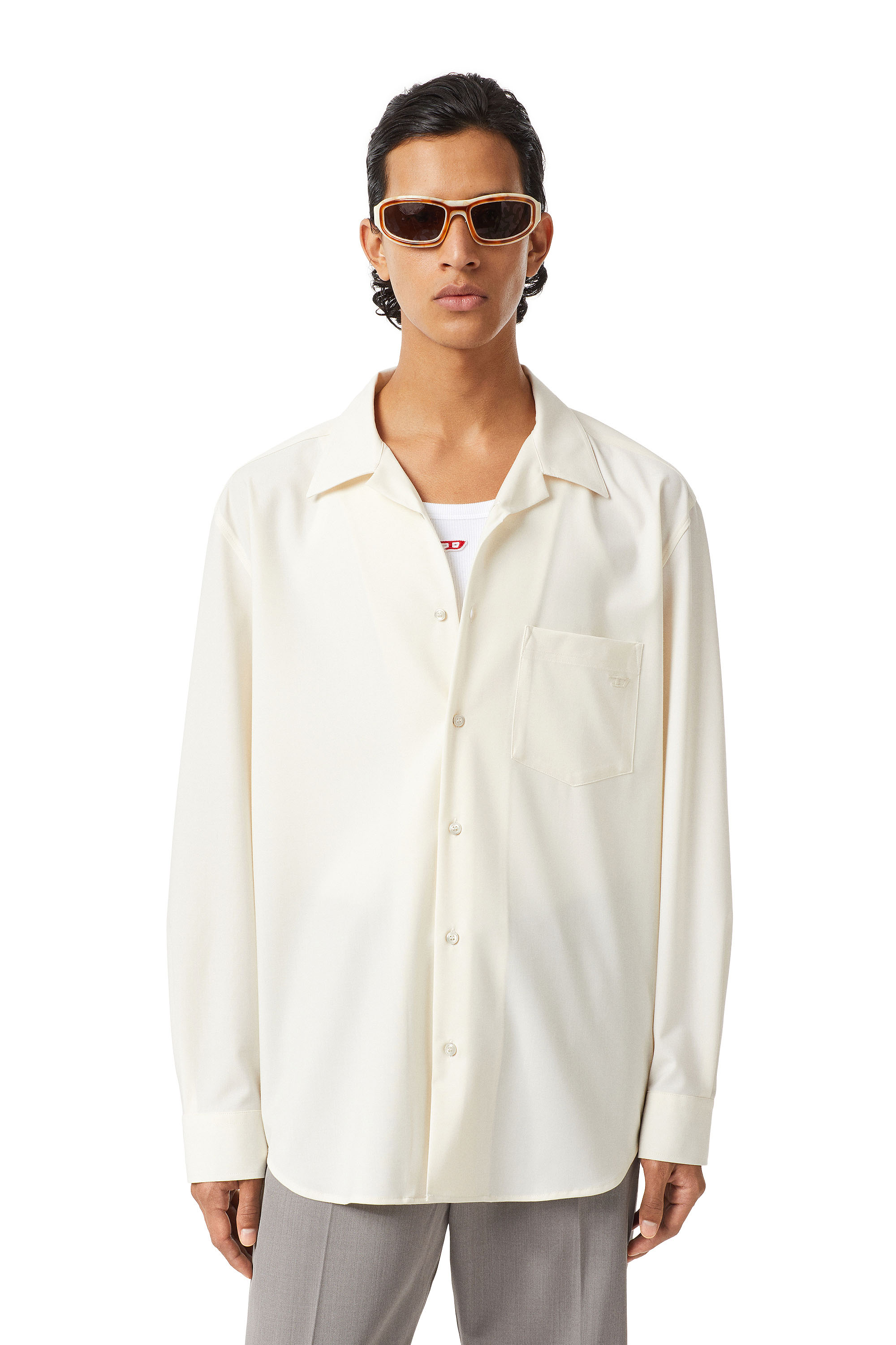S-WOOLY, White - Shirts