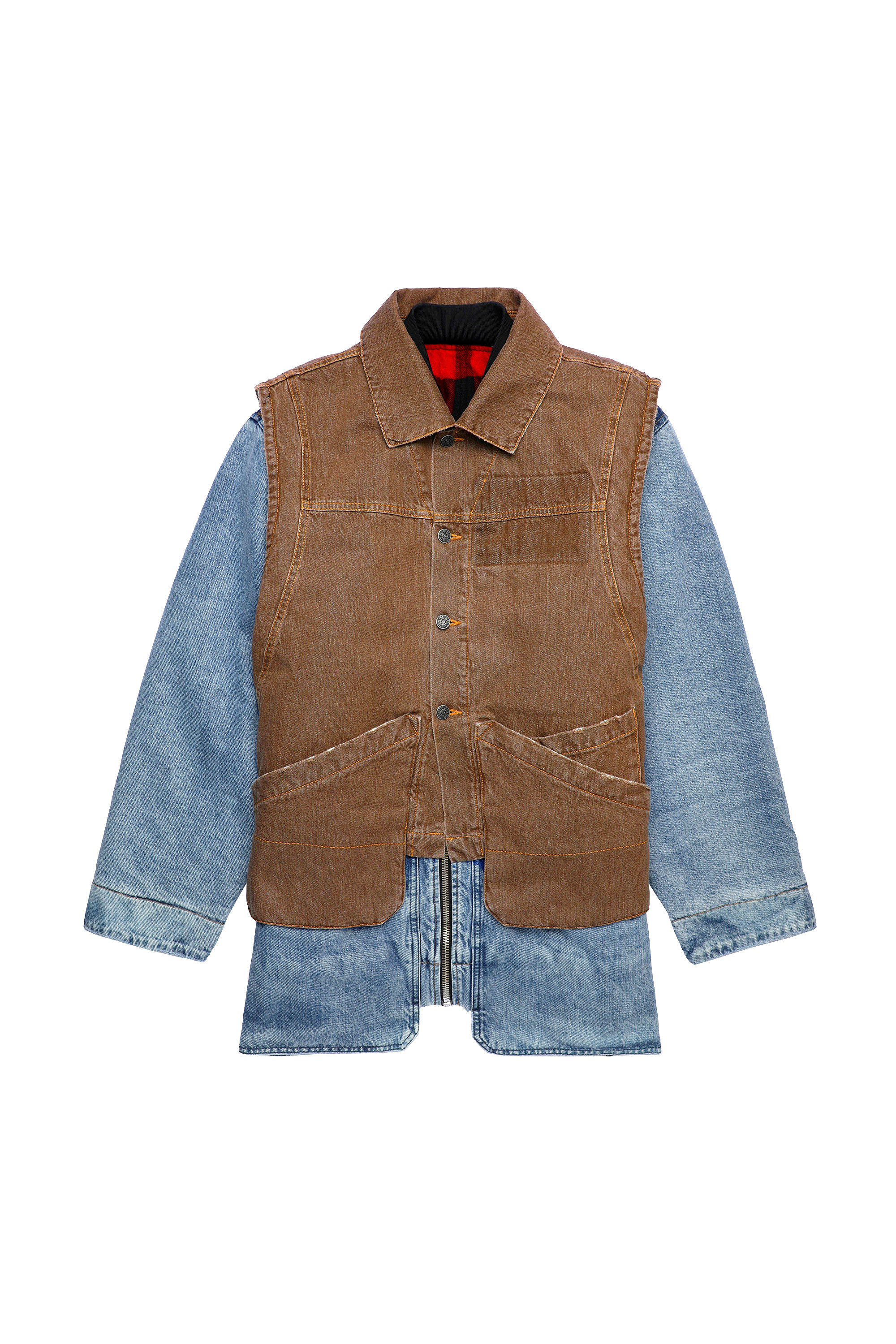 D-HIBRID-SP, Blue/Brown - Winter Jackets