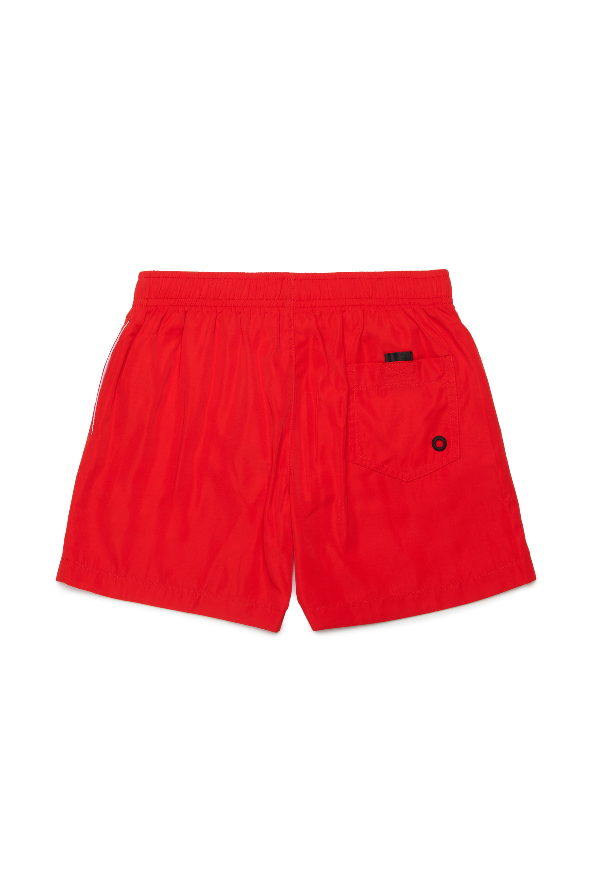 Diesel - MIDIT, Man's Swim shorts with maxi logo in Red - 2