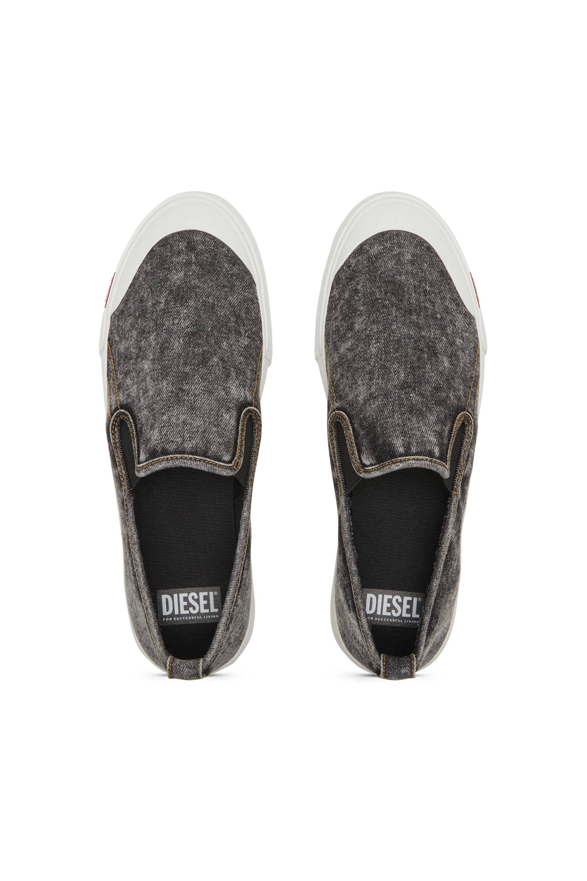 Diesel - S-ATHOS NMD SO, Man's S-Athos-Denim slip-on sneakers in Black - 6