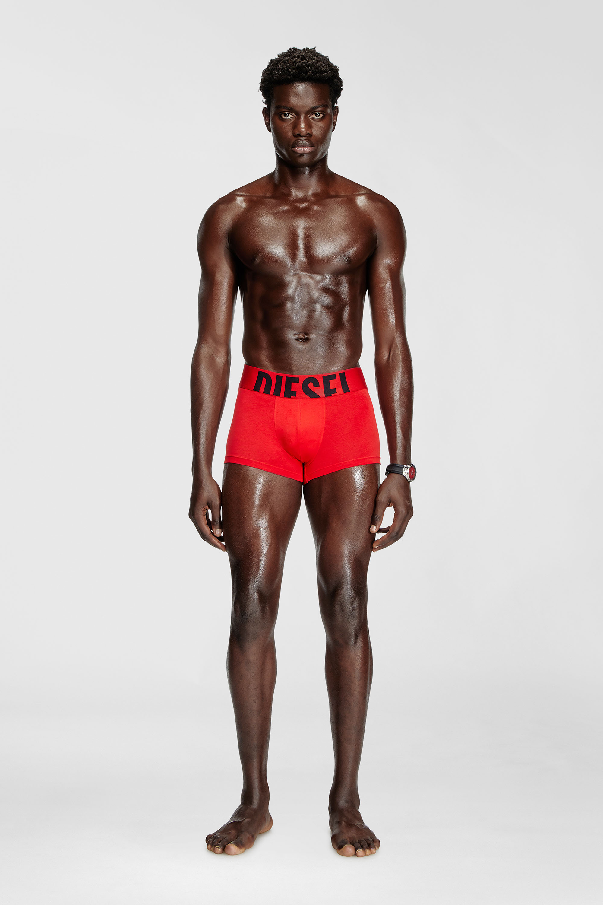 Three-pack boxer briefs in stretch cotton