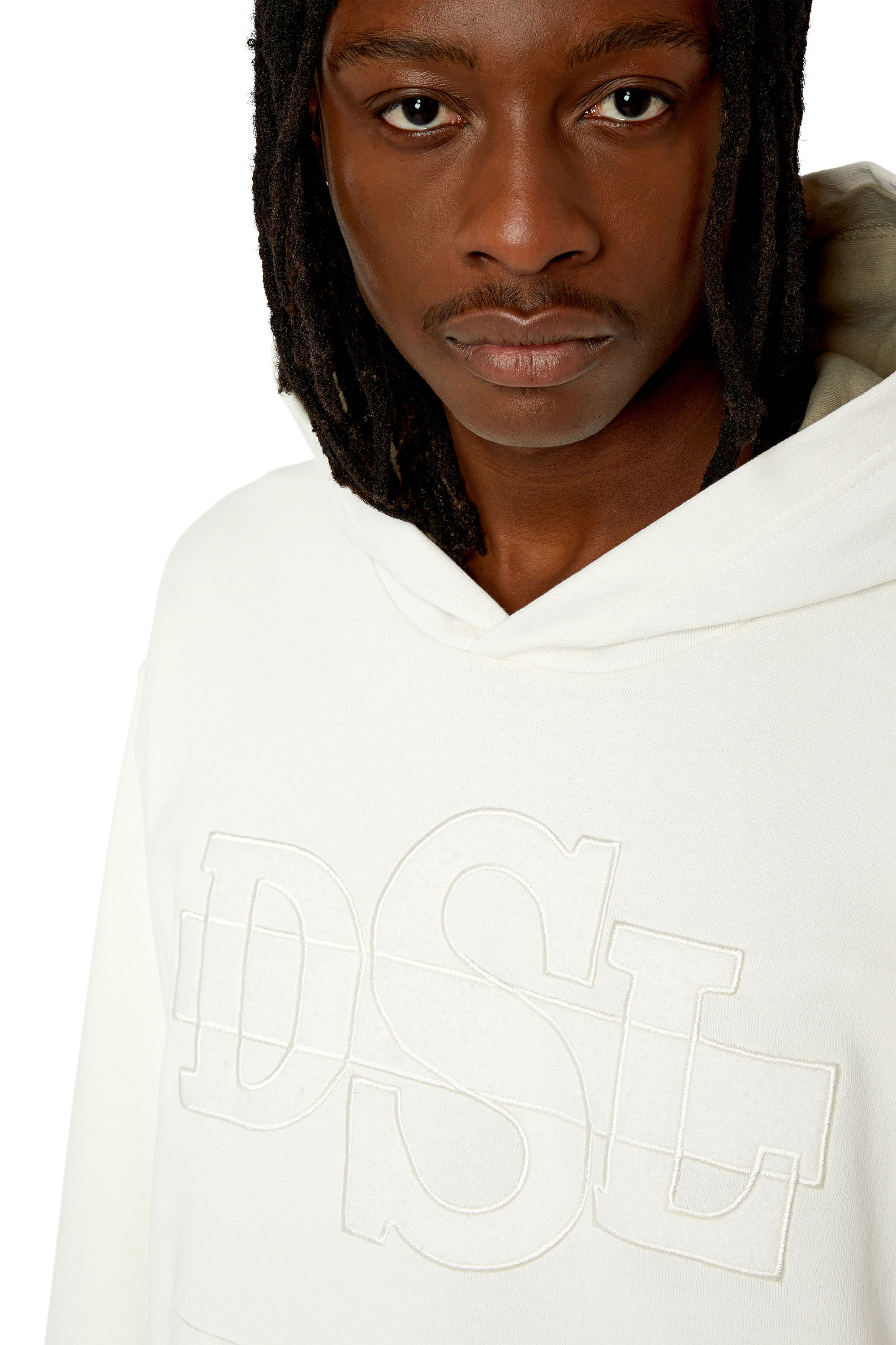 Diesel - S-MACROT-HOOD, White - Image 5