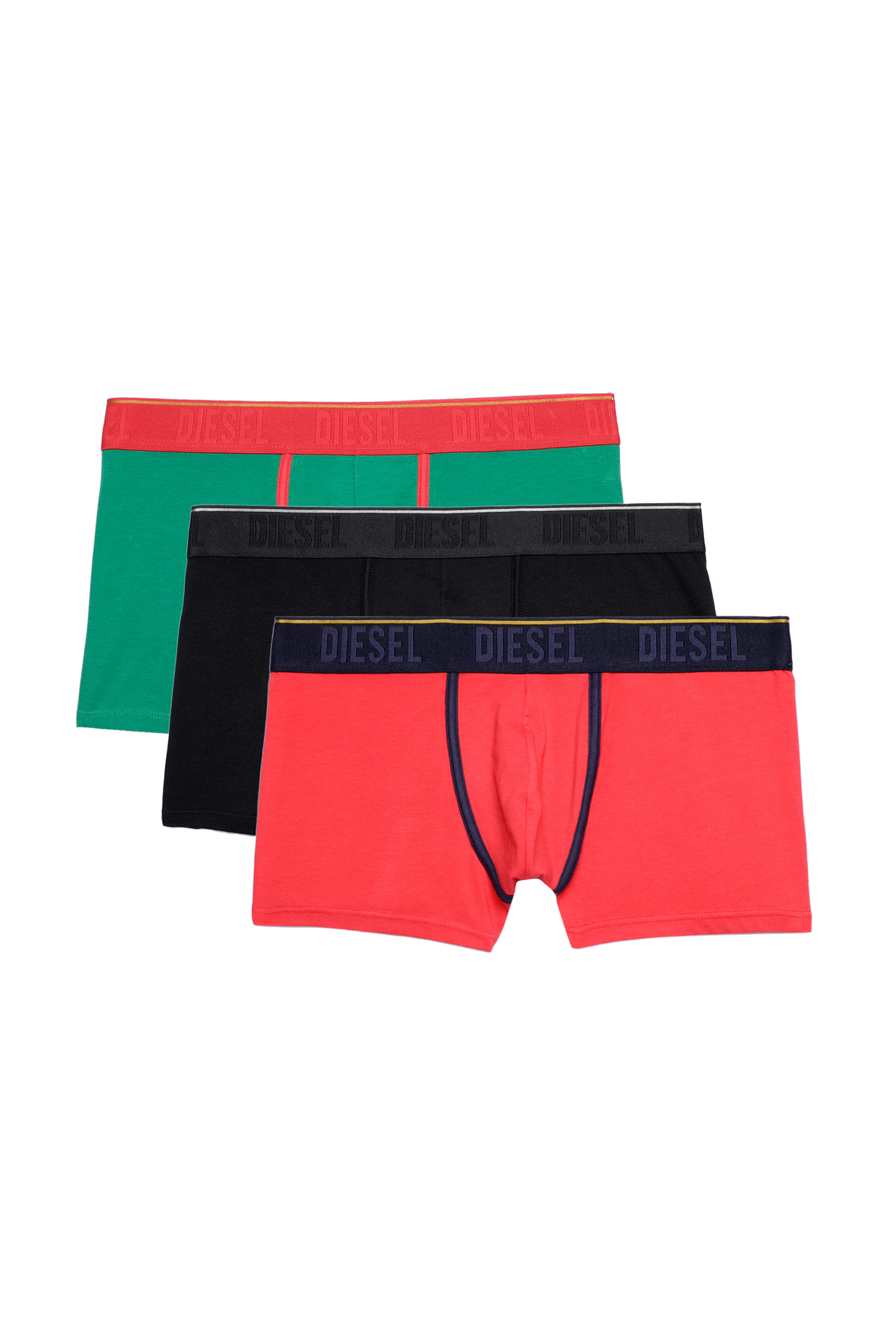 UMBX-DAMIENTHREEPACK, Red/Green - Trunks