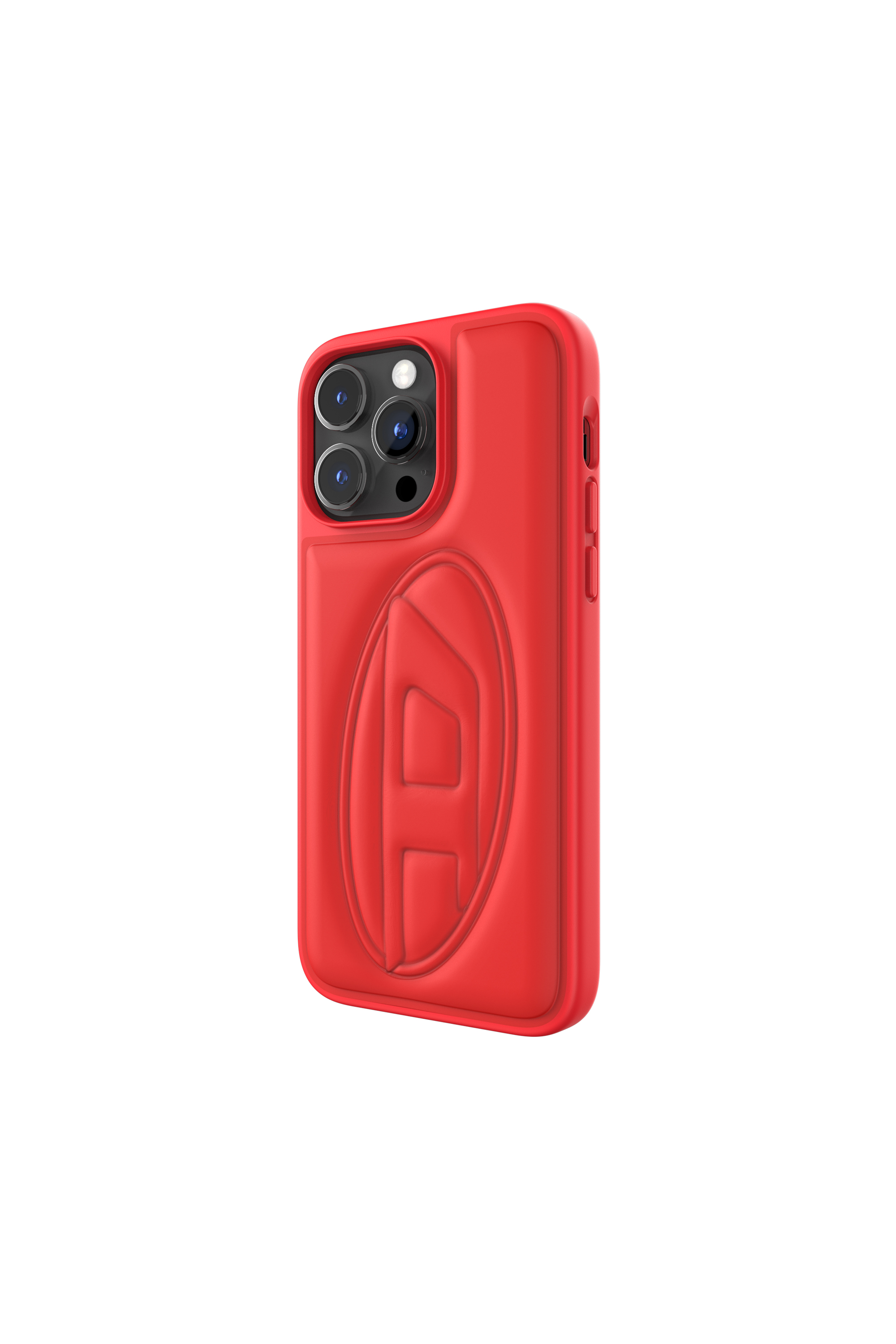 Diesel - 50267 MOULDED CASE, Unisex's Moulded case oval D for iPhone 14 Pro Max in Red - 4
