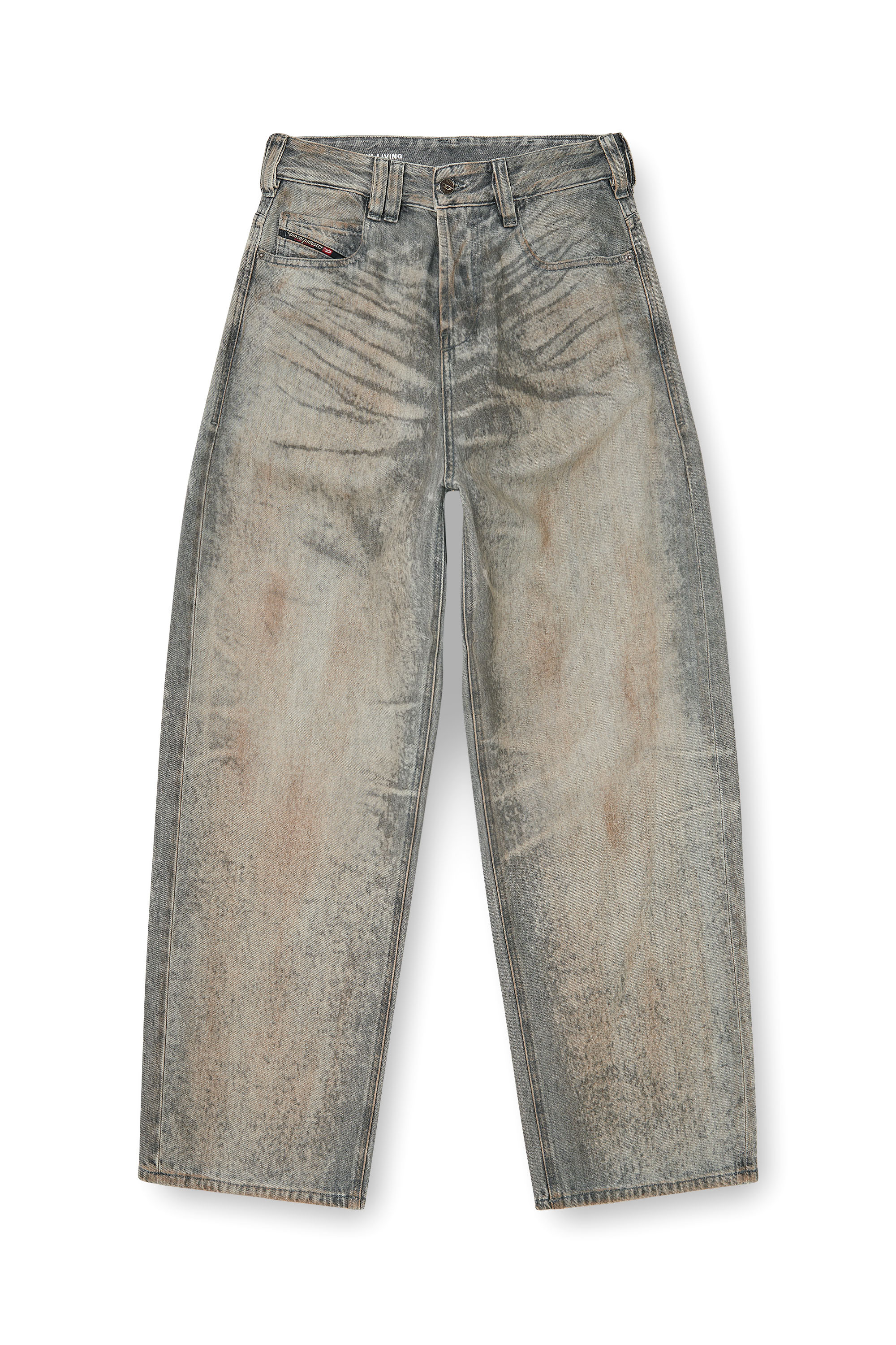 Diesel - Unisex's Relaxed Jeans 1997 D-Enim-M 09P24, Grey - 2