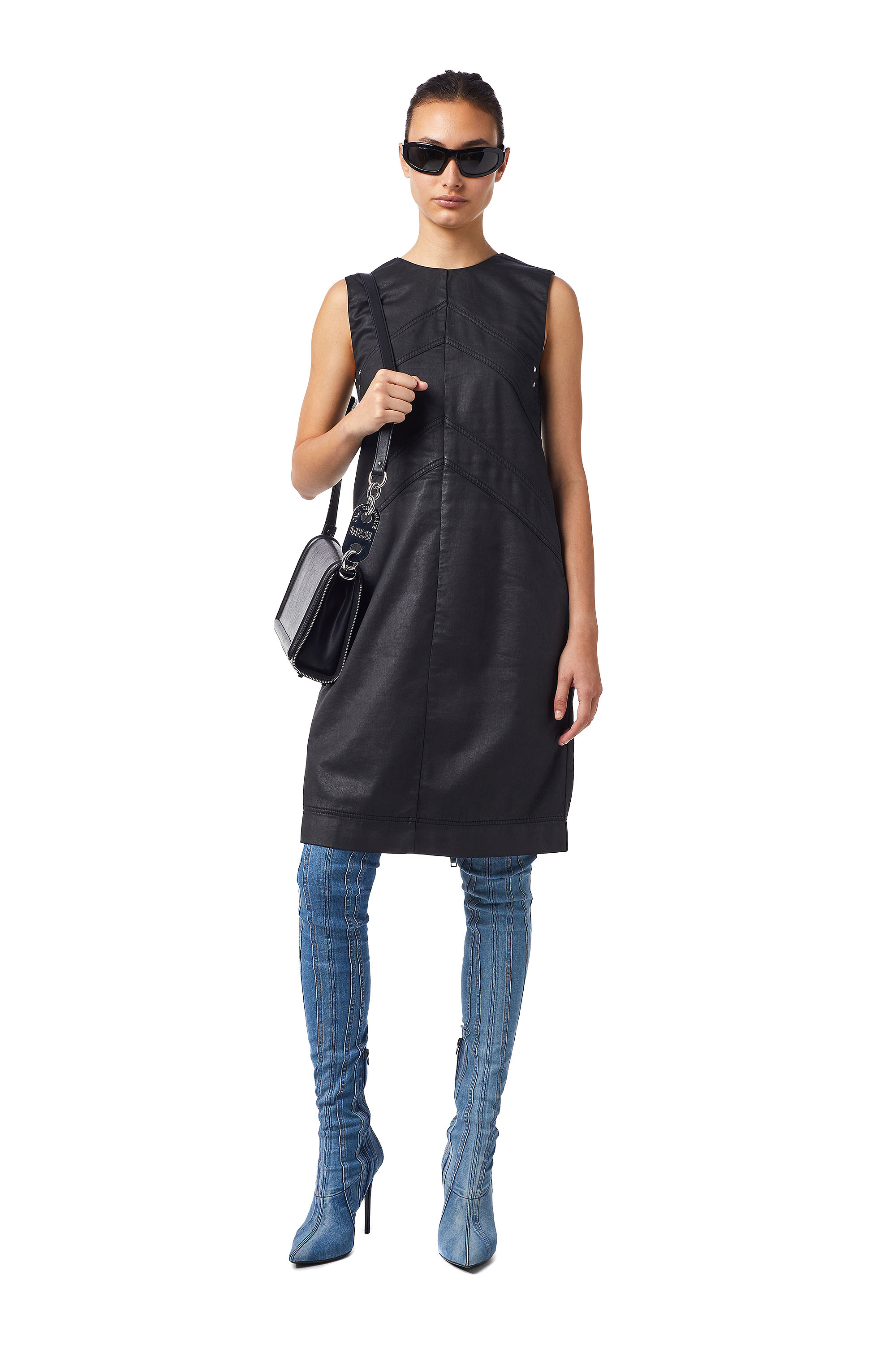 D-FLOOR -SP JOGGJEANS, Black - Dresses