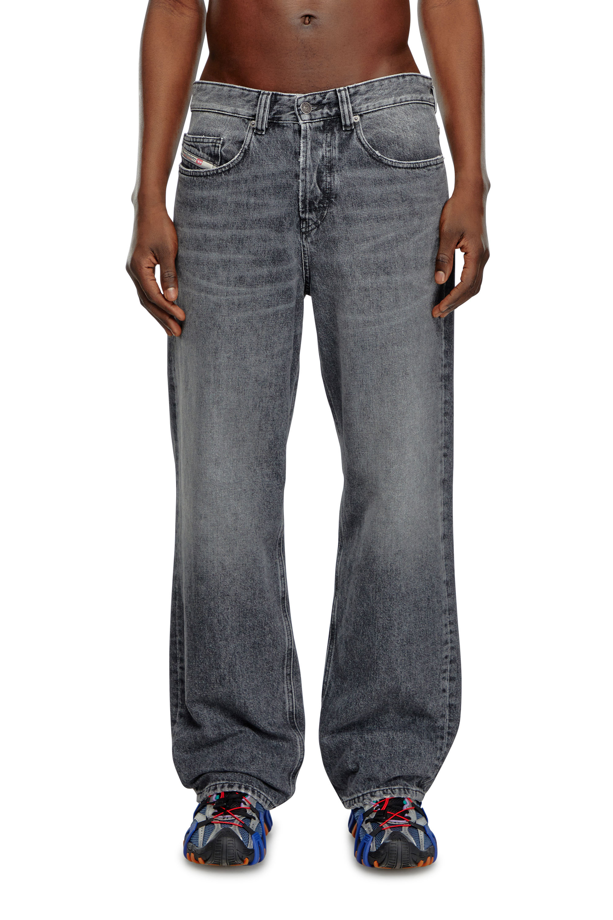 Diesel - Straight Jeans 2001 D-Macro 007X3, Dark grey - Image 2