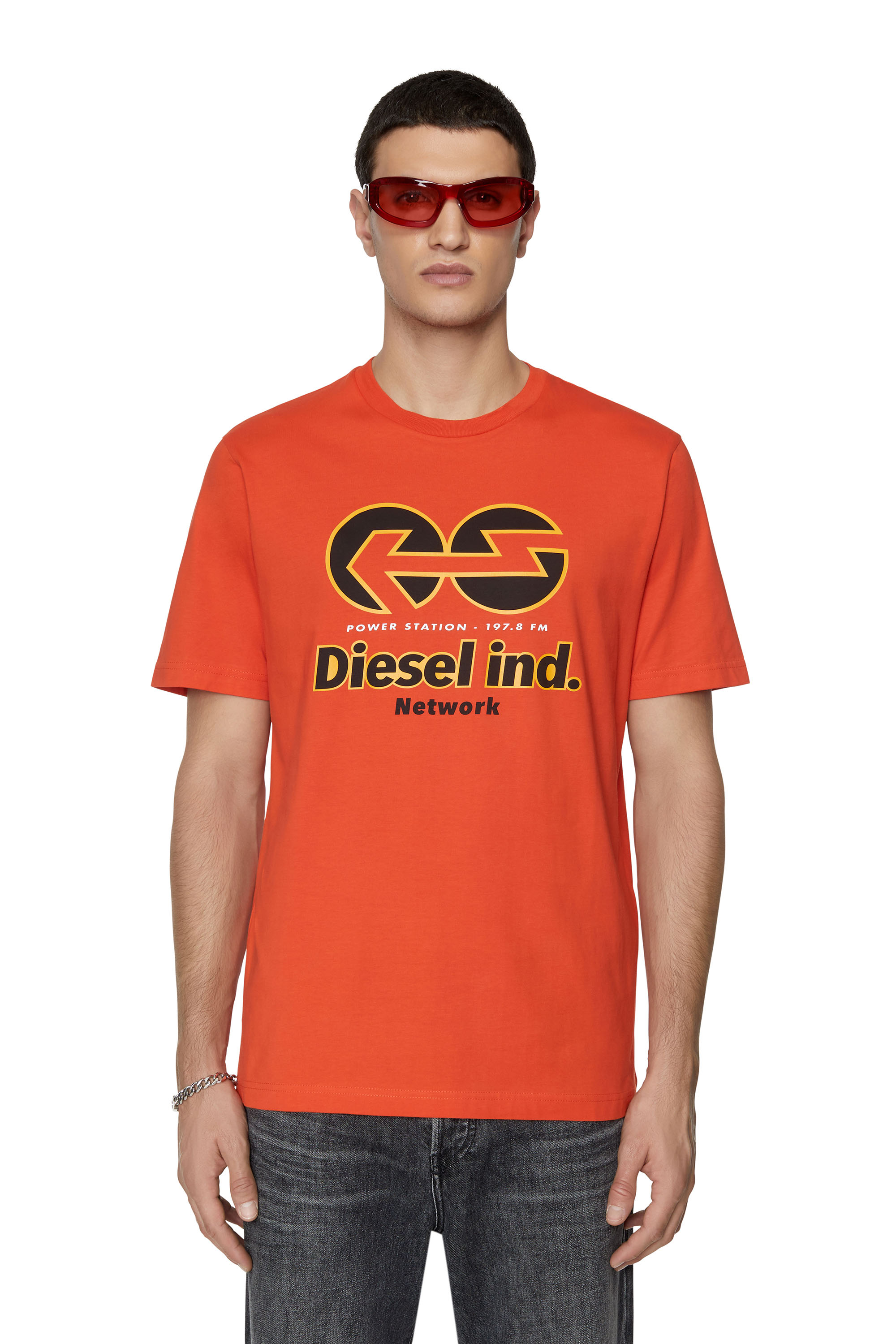 Diesel - T-JUST-E18, Orange - Image 3