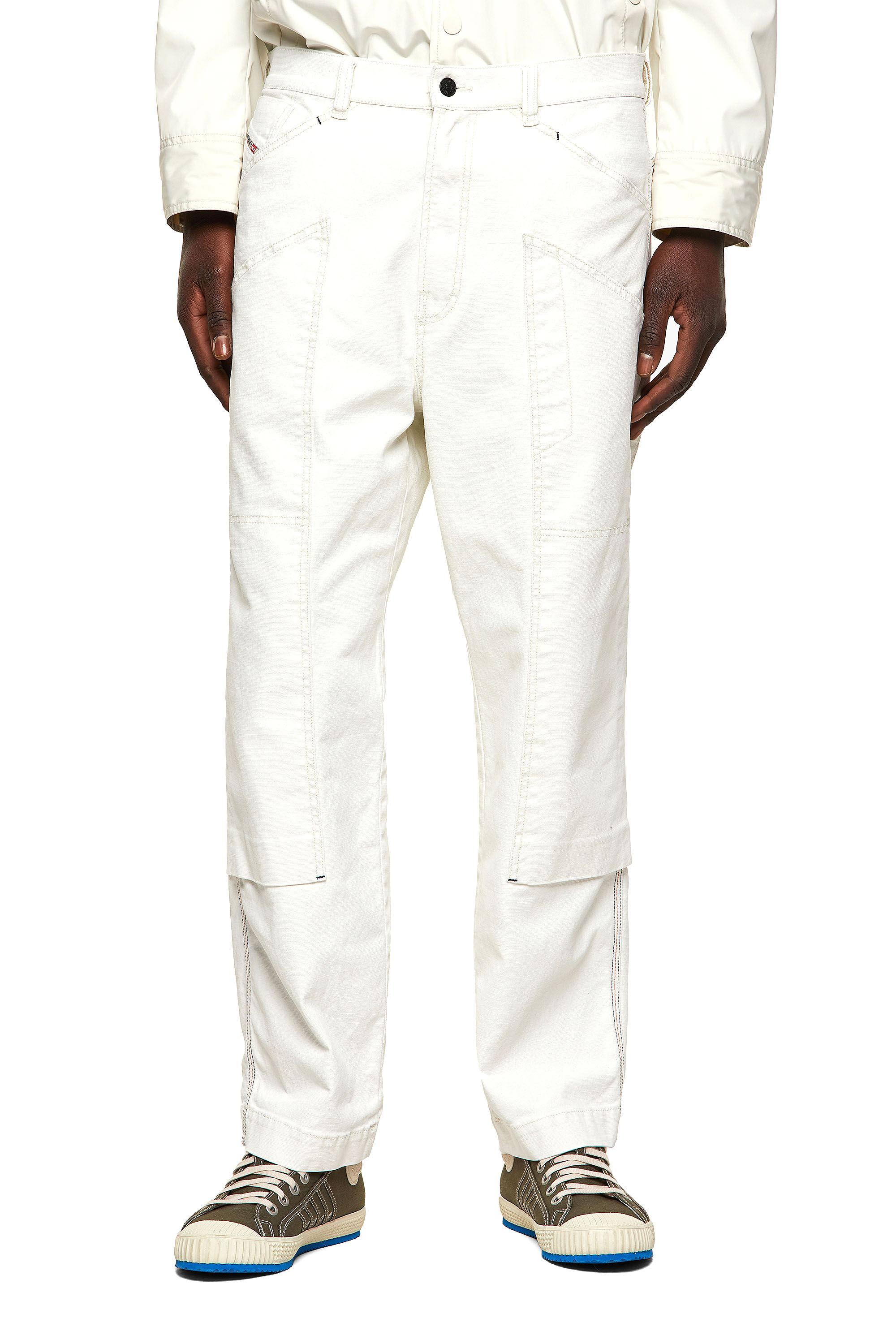 D-Franky 009ZJ, White - Jeans