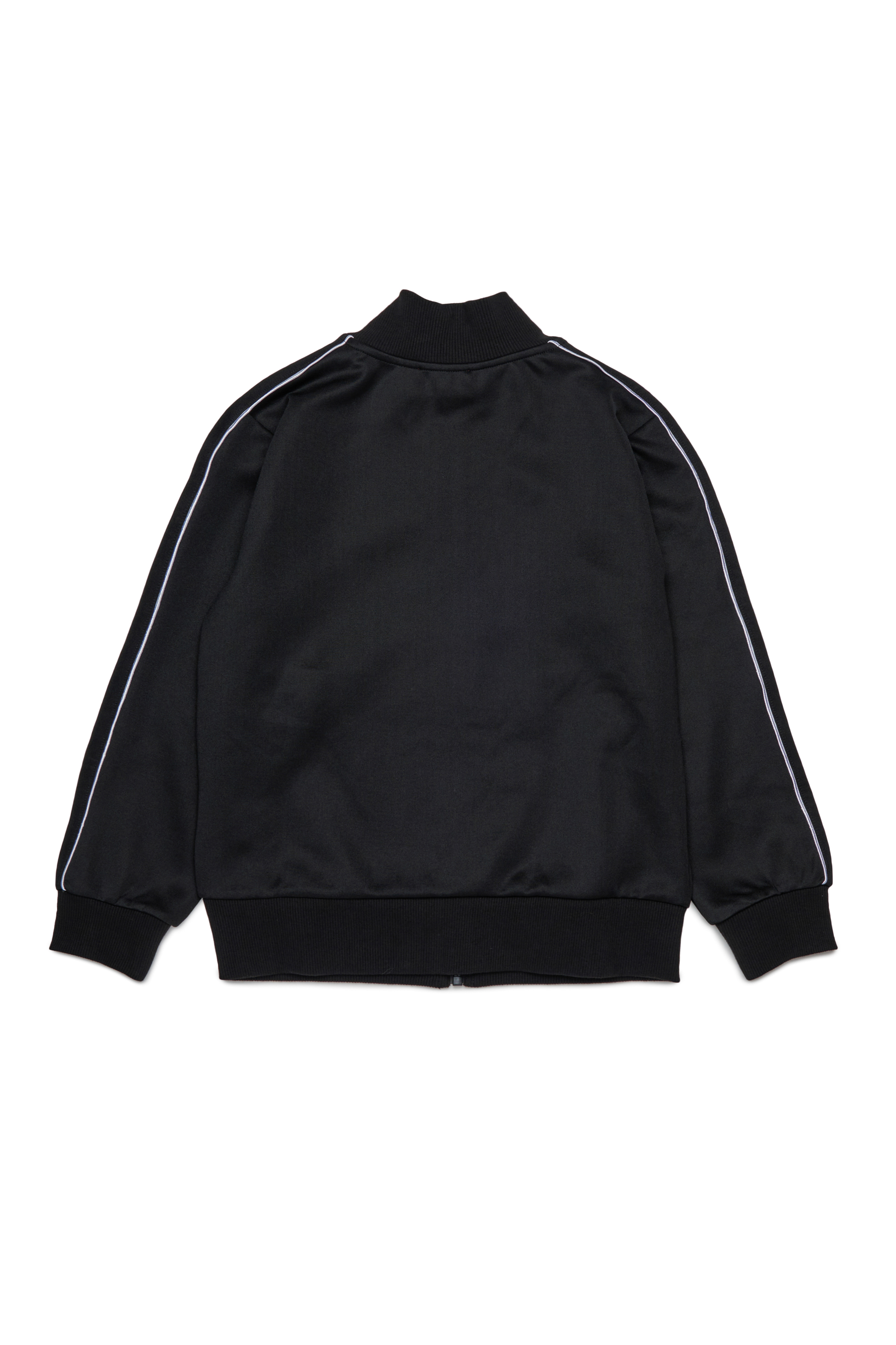 Diesel - SLOCKD, Man's Zip-up sweatshirt in Black - 2