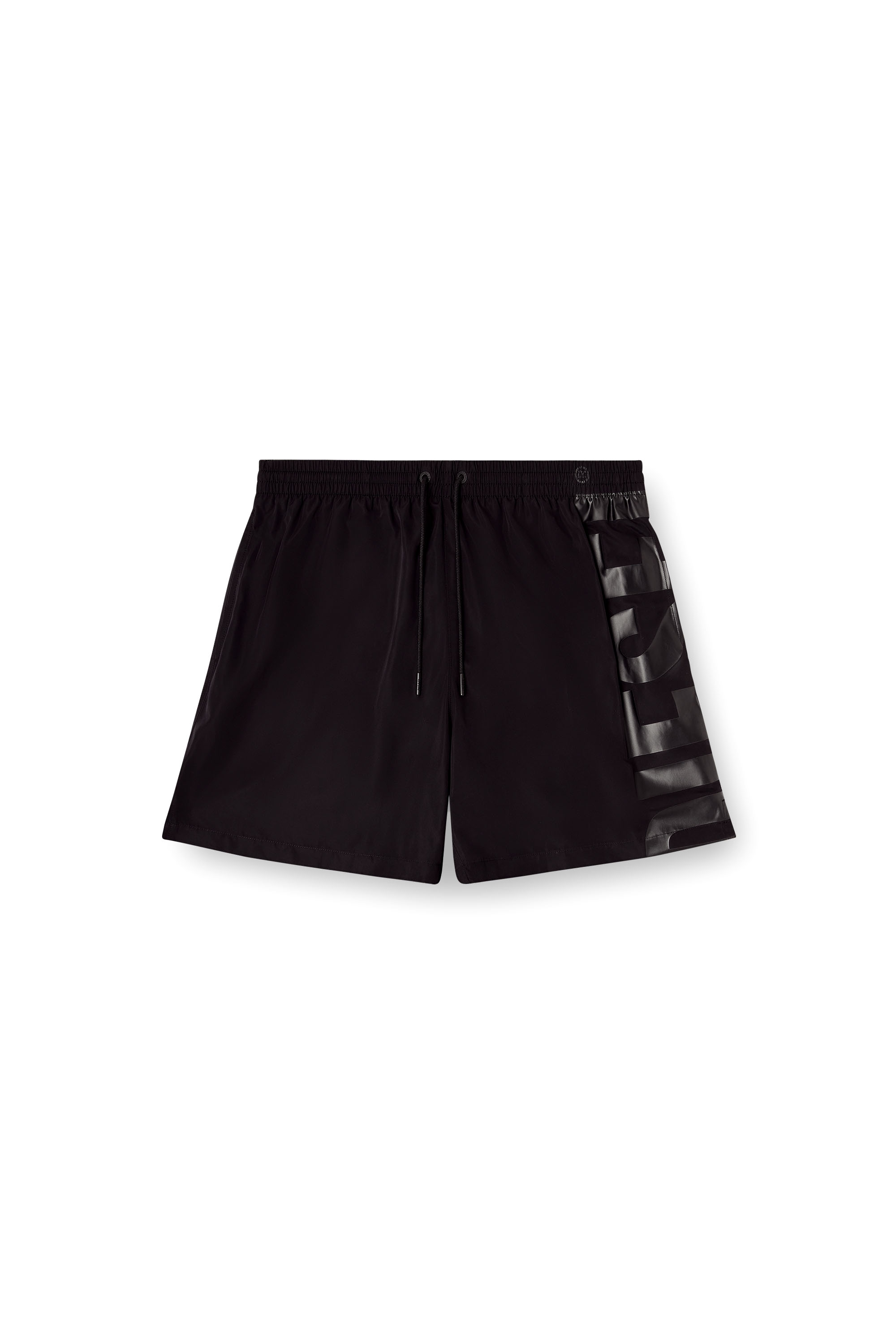 Diesel - RIO-41-D-CORE, Man's Mid-length swim shorts with maxi logo in Black - 3