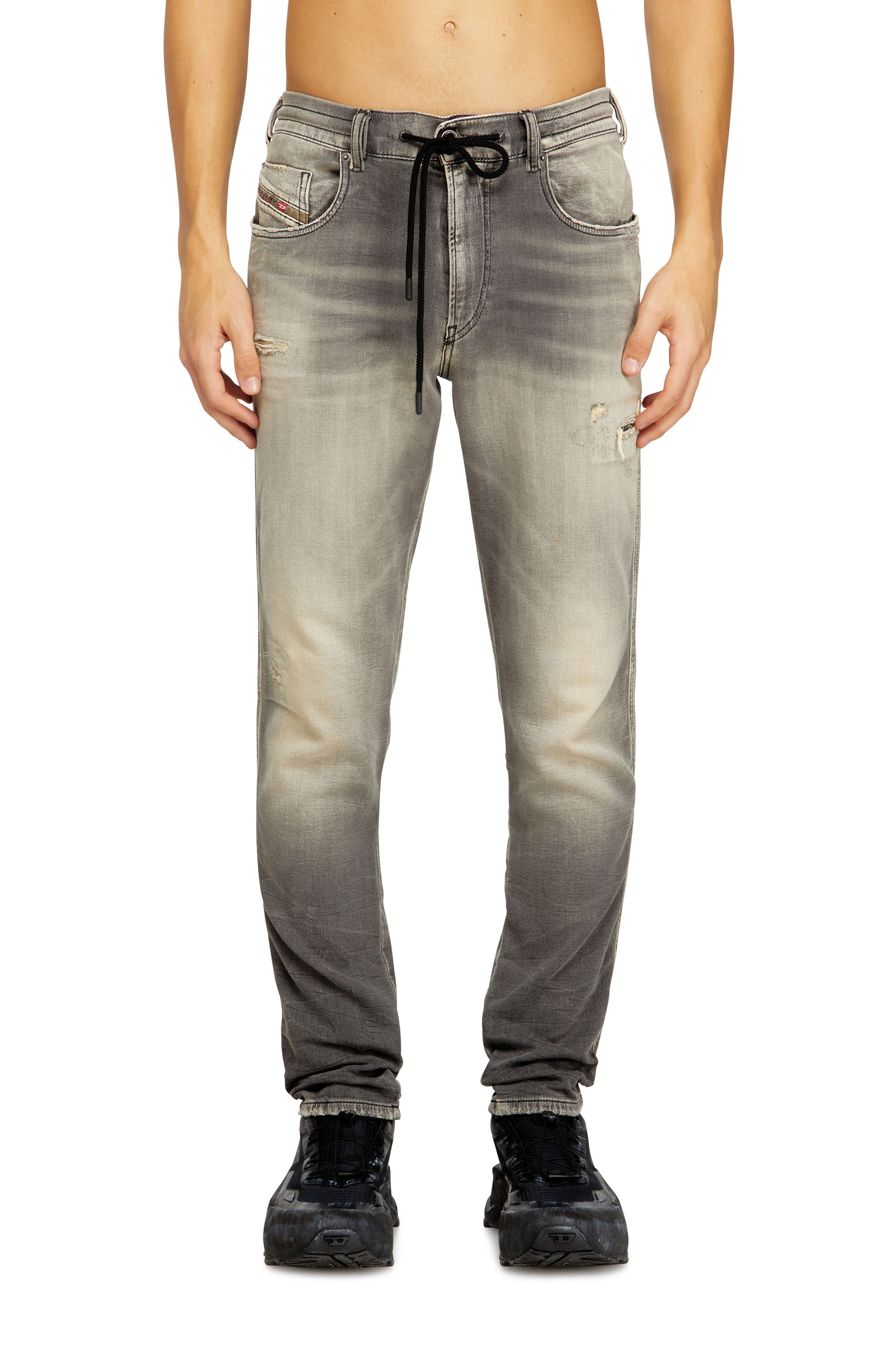 Diesel - Man's Slim 2062 D-Strukt Joggjeans® 068UH, Light Grey - 1