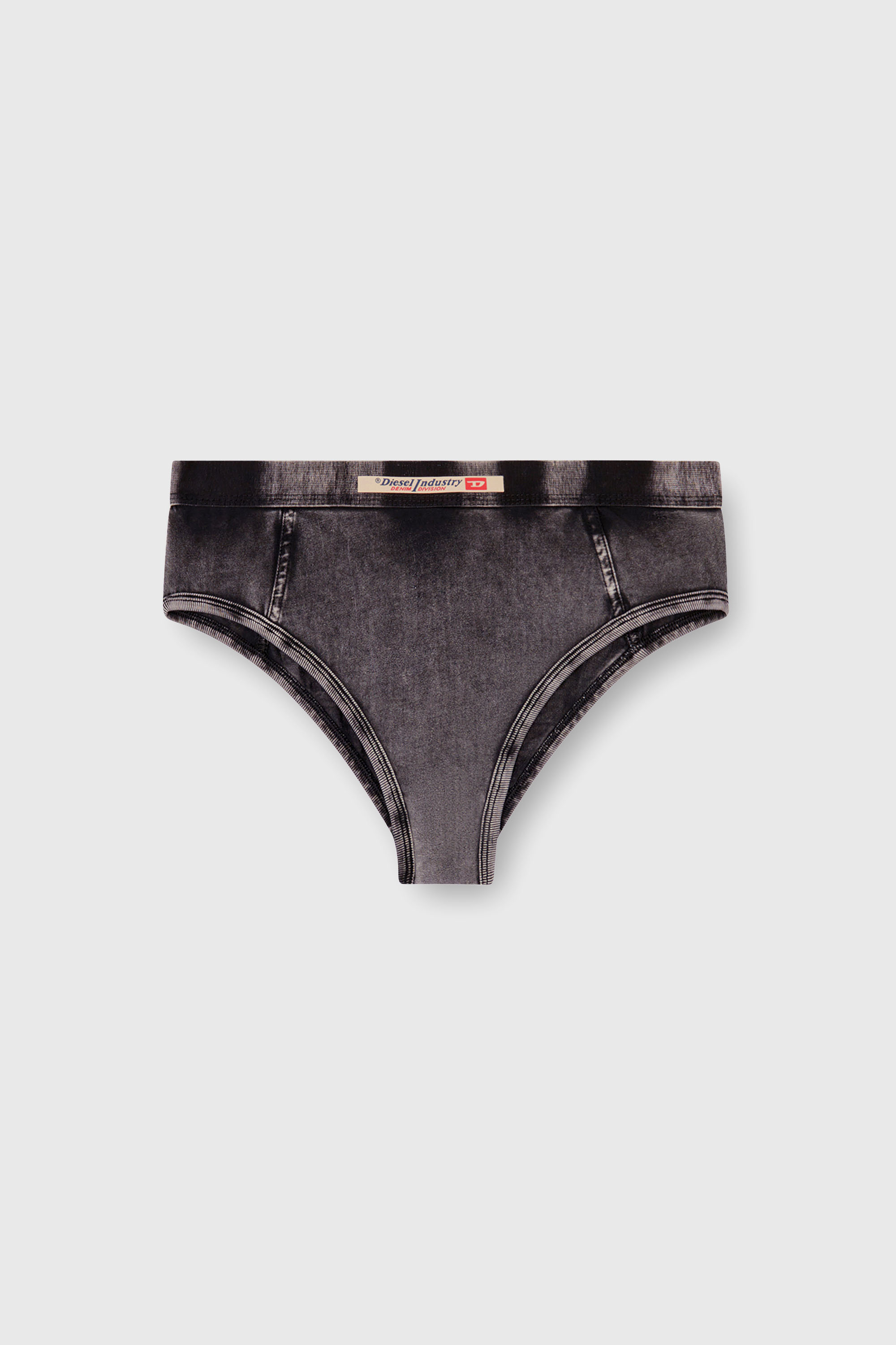 Diesel - HIPSTER-DNM, Woman's Hipster briefs in denim-effect jersey in Black - 2