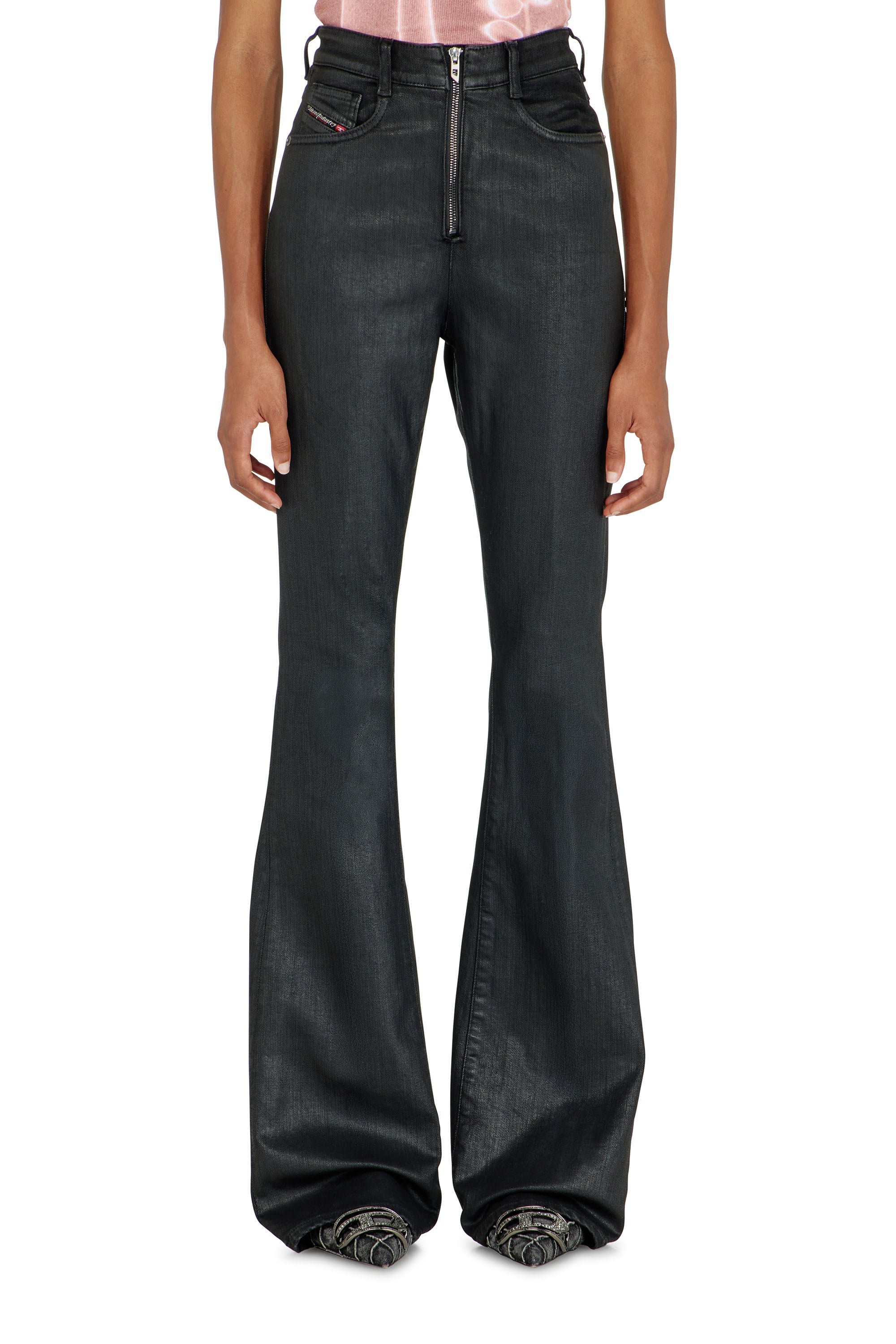 Diesel - Woman's Bootcut Jeans 1973 D-Partt 09P78, Black/Dark grey - 4