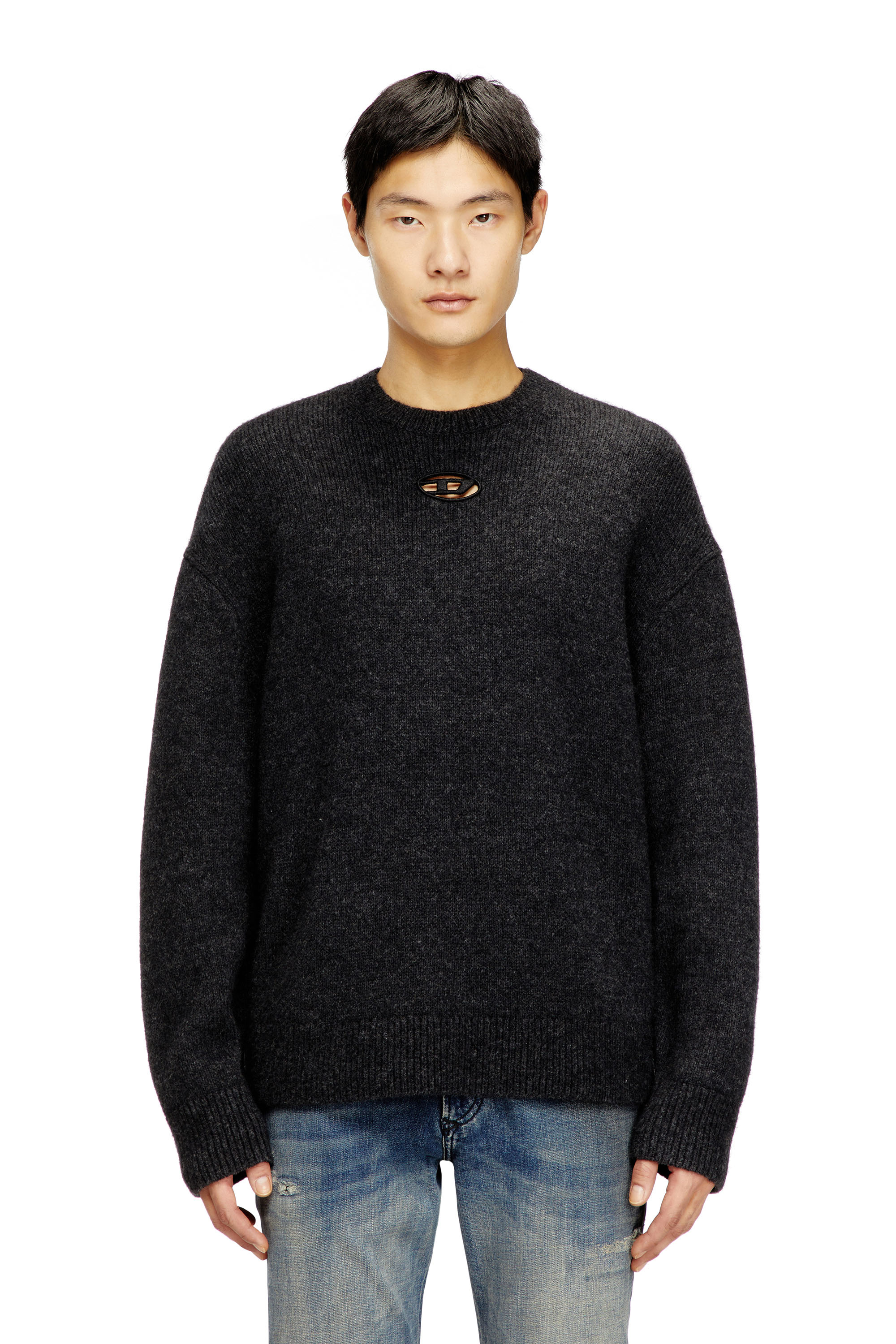 Diesel - K-AREESO, Man's Jumper in wool and alpaca blend in null - 1