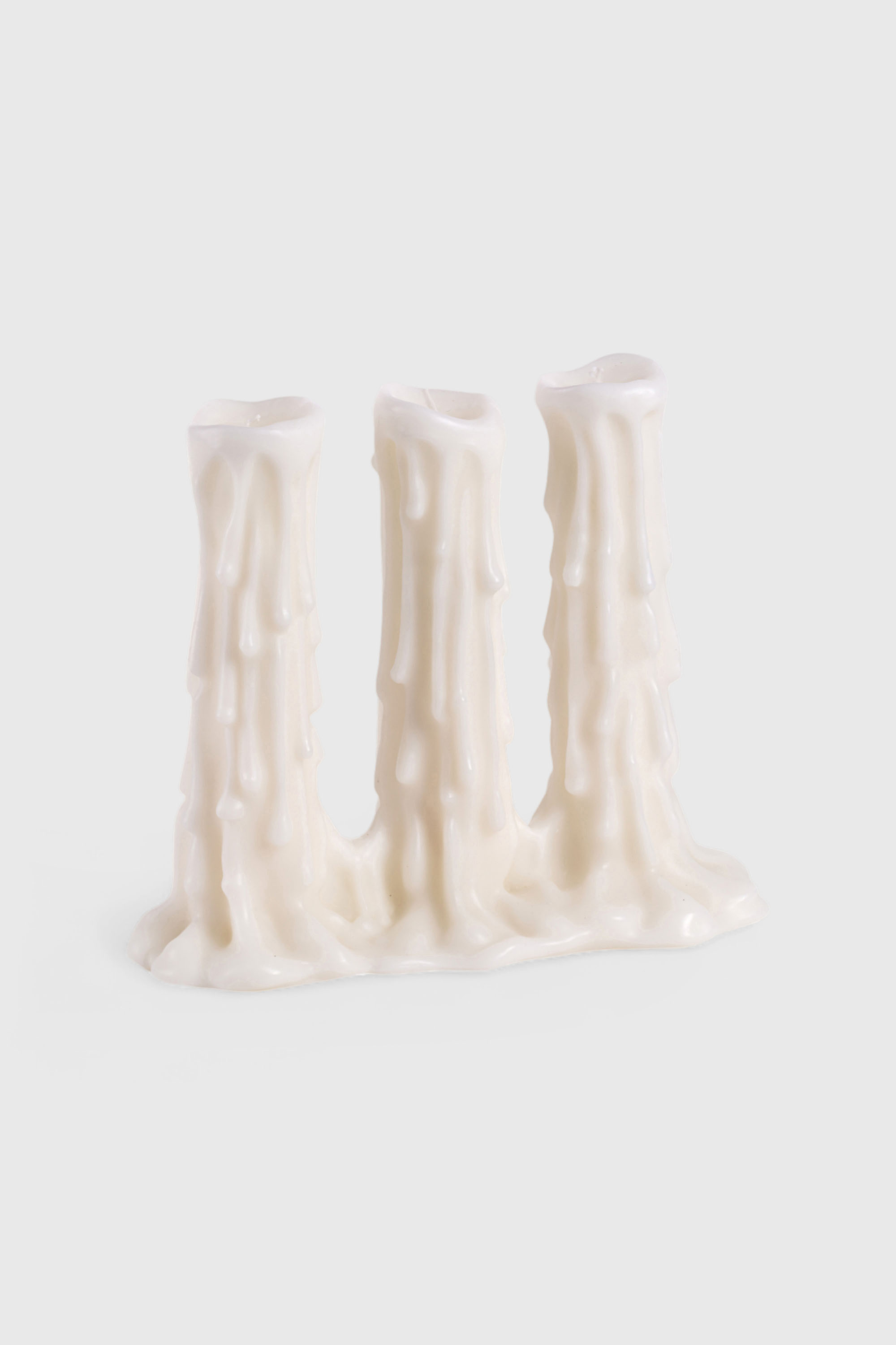 Diesel - 11166 CANDLE&nbsp;"MELT-D&rdquo; CM 15,8X35X29,5 TR, Unisex's Triple‑body candle in White - 3