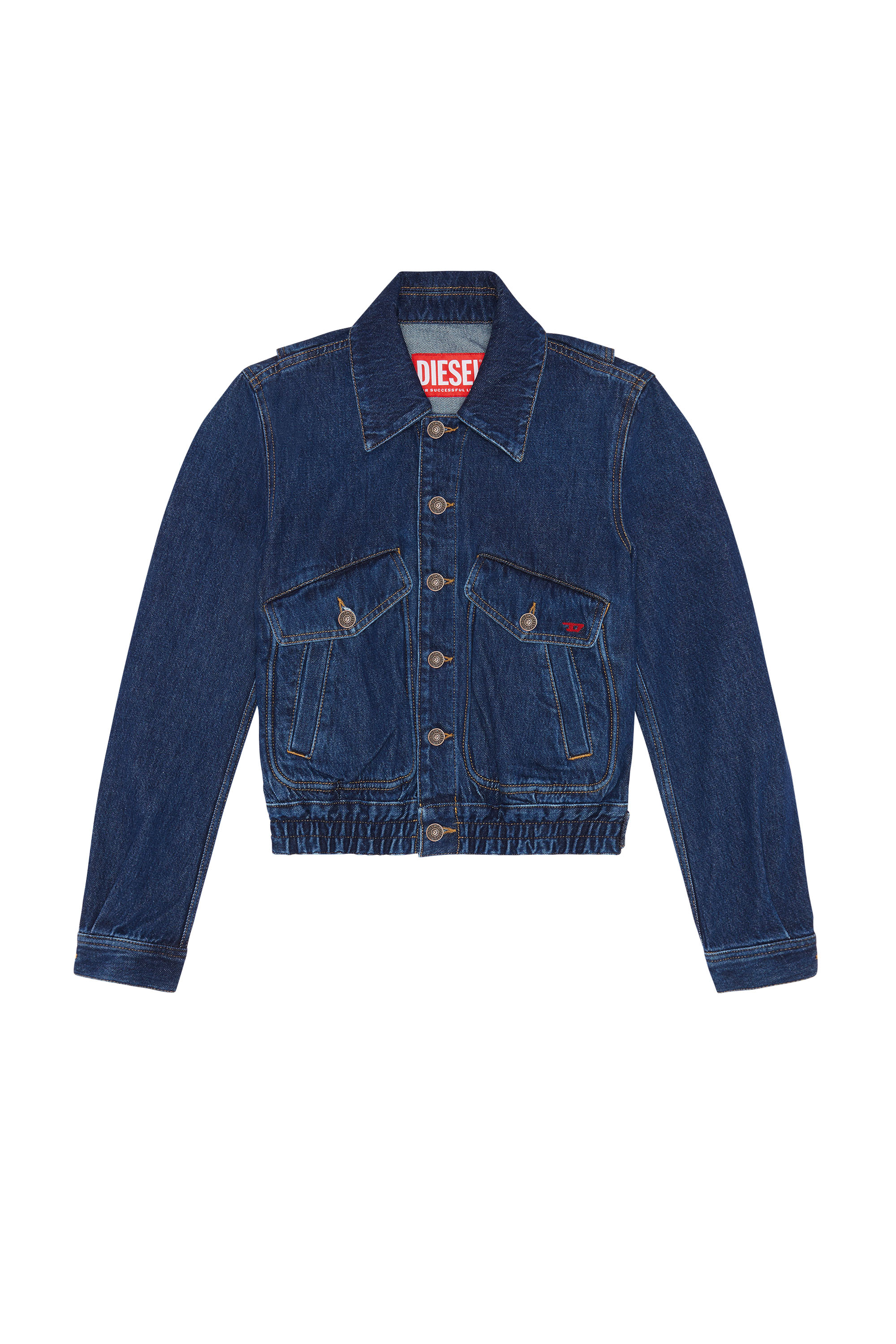 Diesel - DE-TRACY BOMBER JACKET, Dark Blue - Image 3