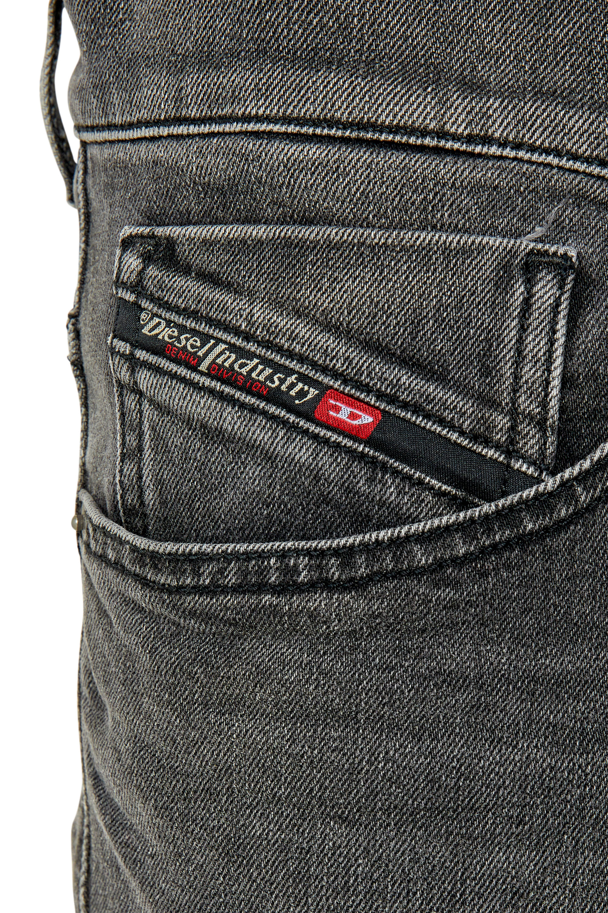 Diesel - 2006 D-Fining 09E94 Tapered Jeans, Grey - Image 3