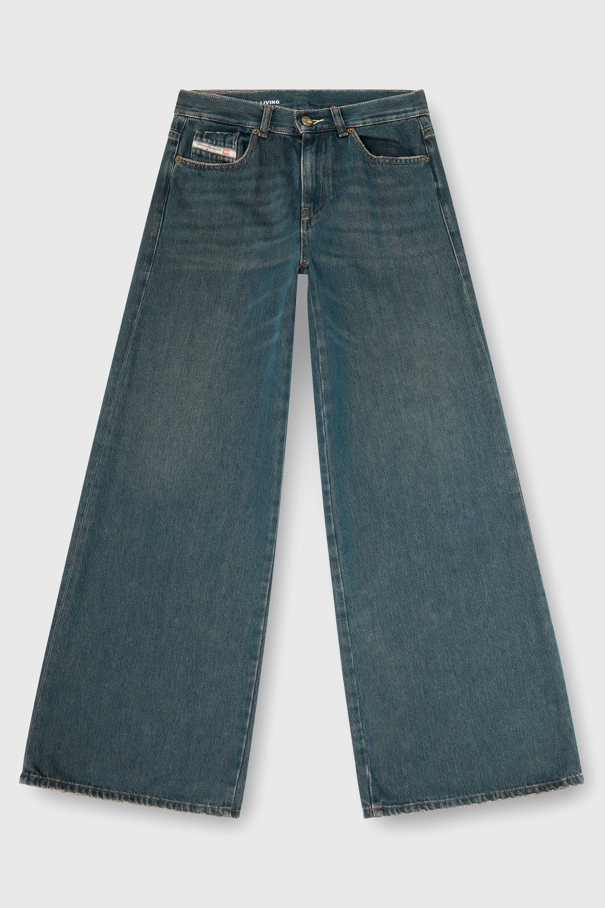 Diesel - Woman's Flare Jeans 1978 D-Akemi 09P83, Dark Blue - 2