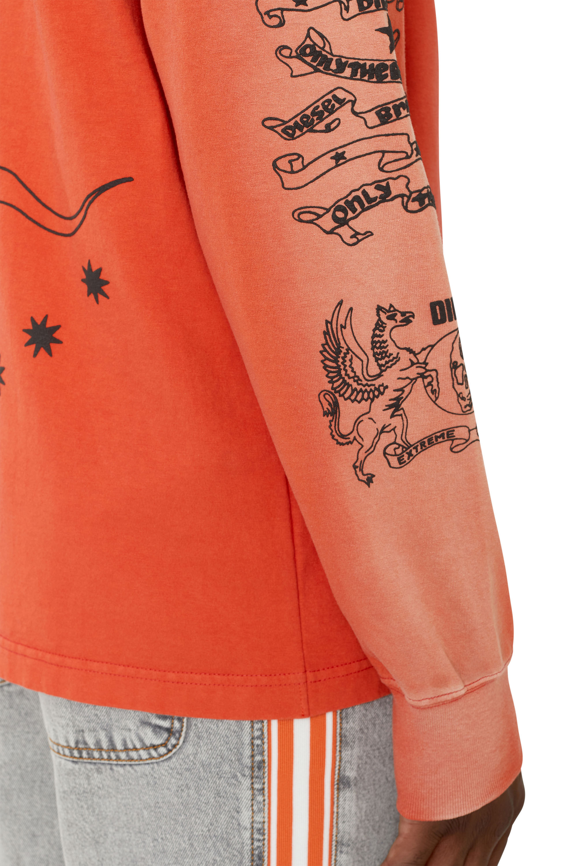 Diesel - T-JUST-LS-E3, Orange - Image 5