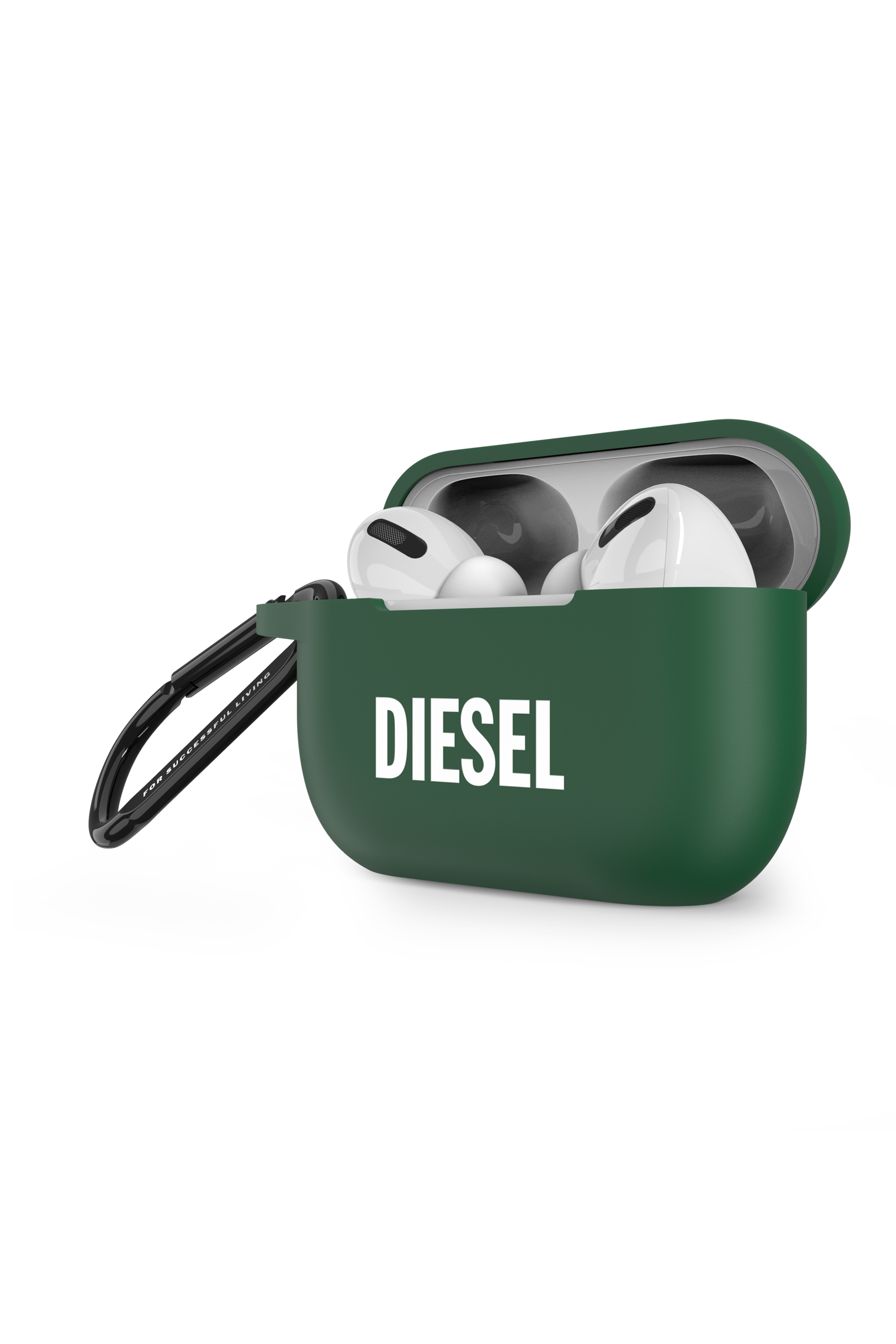 Diesel - 49671 MOULDED CASE, Unisex's Airpodcase silicone for AirPods pro in Green - 3
