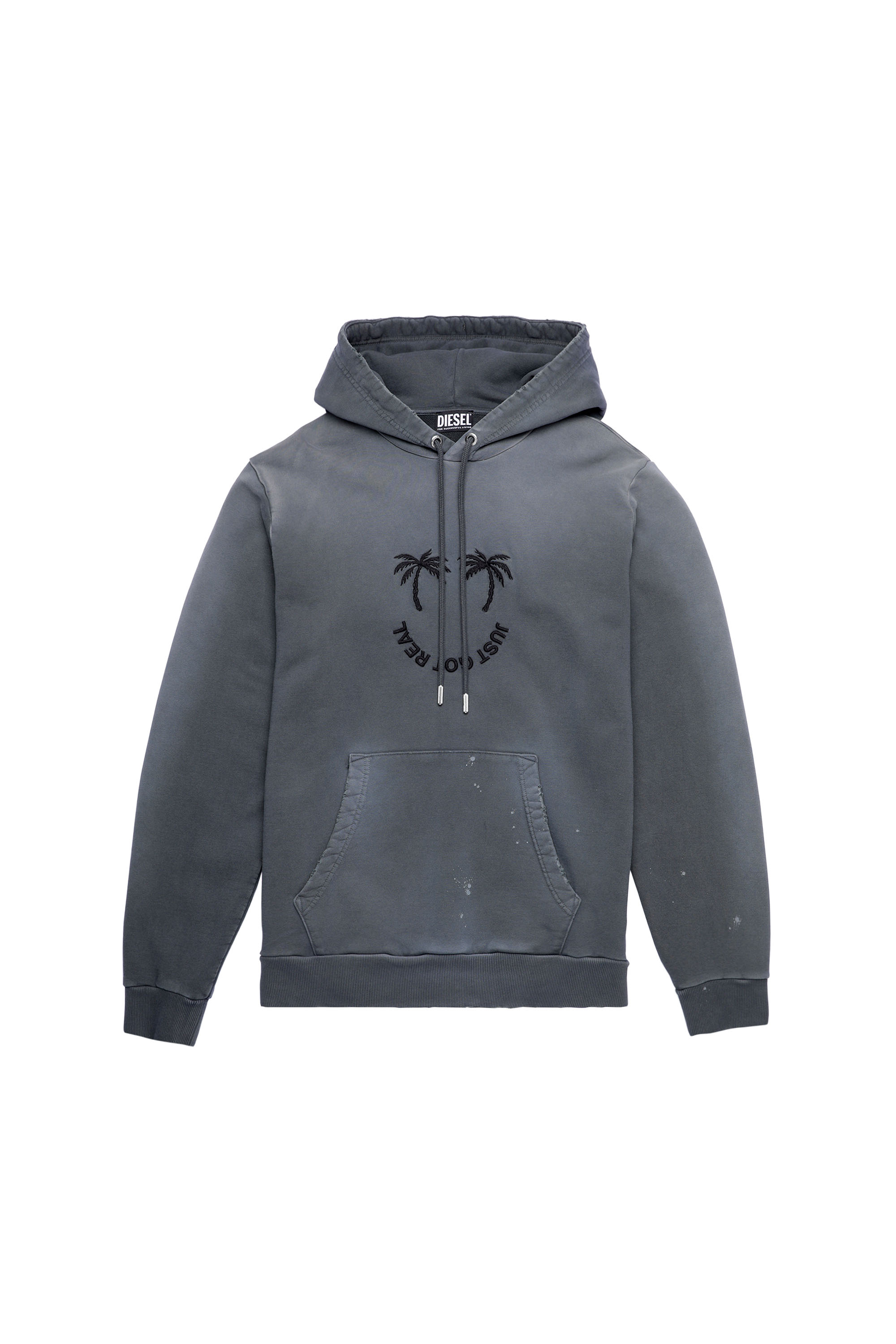S-GIRK-HOOD-B5, Dark grey - Sweaters