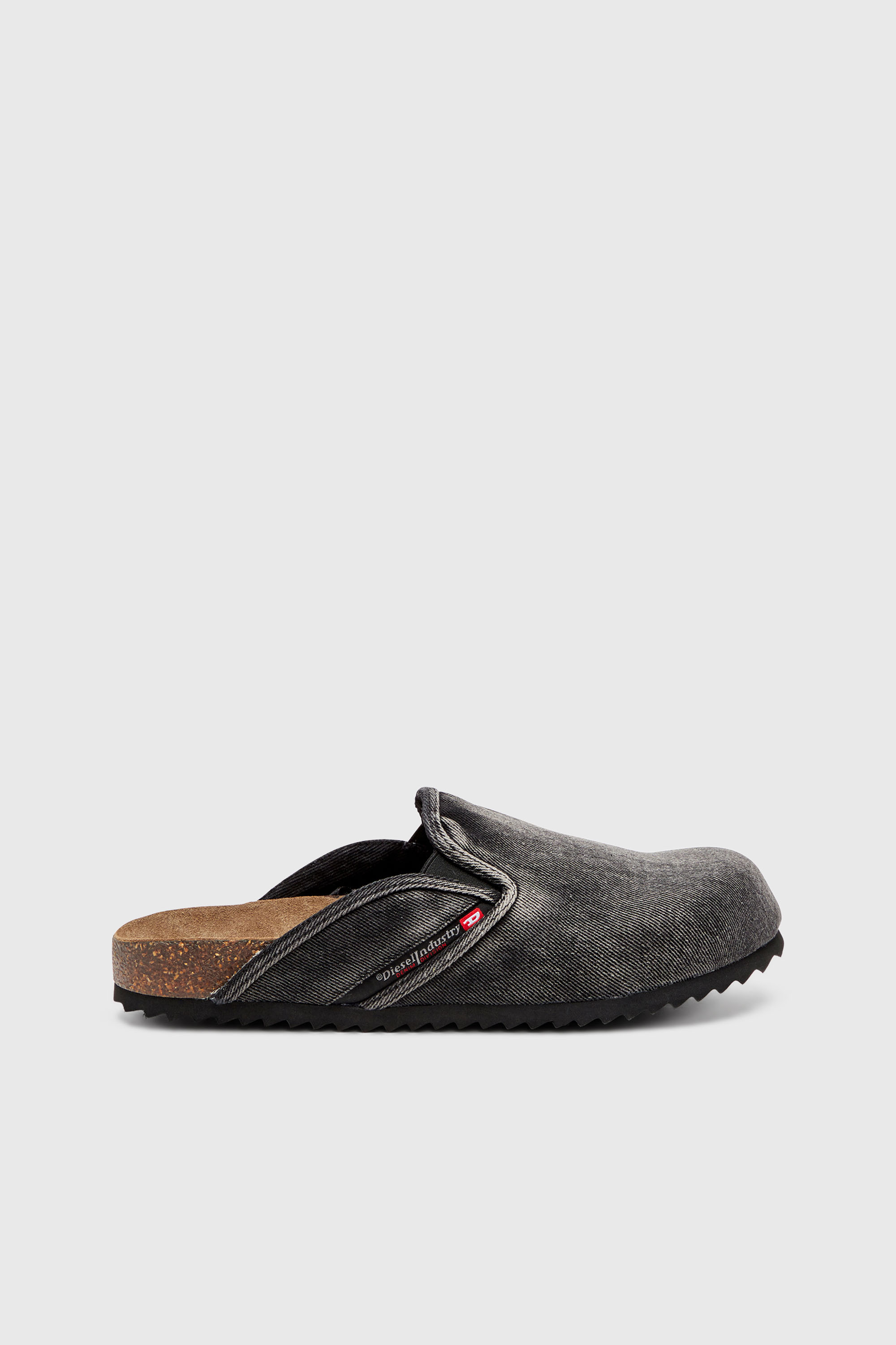 Diesel - D-WOODSTOCK SLIP-ON, Man's D-Woodstock-Denim mules in Black - 1