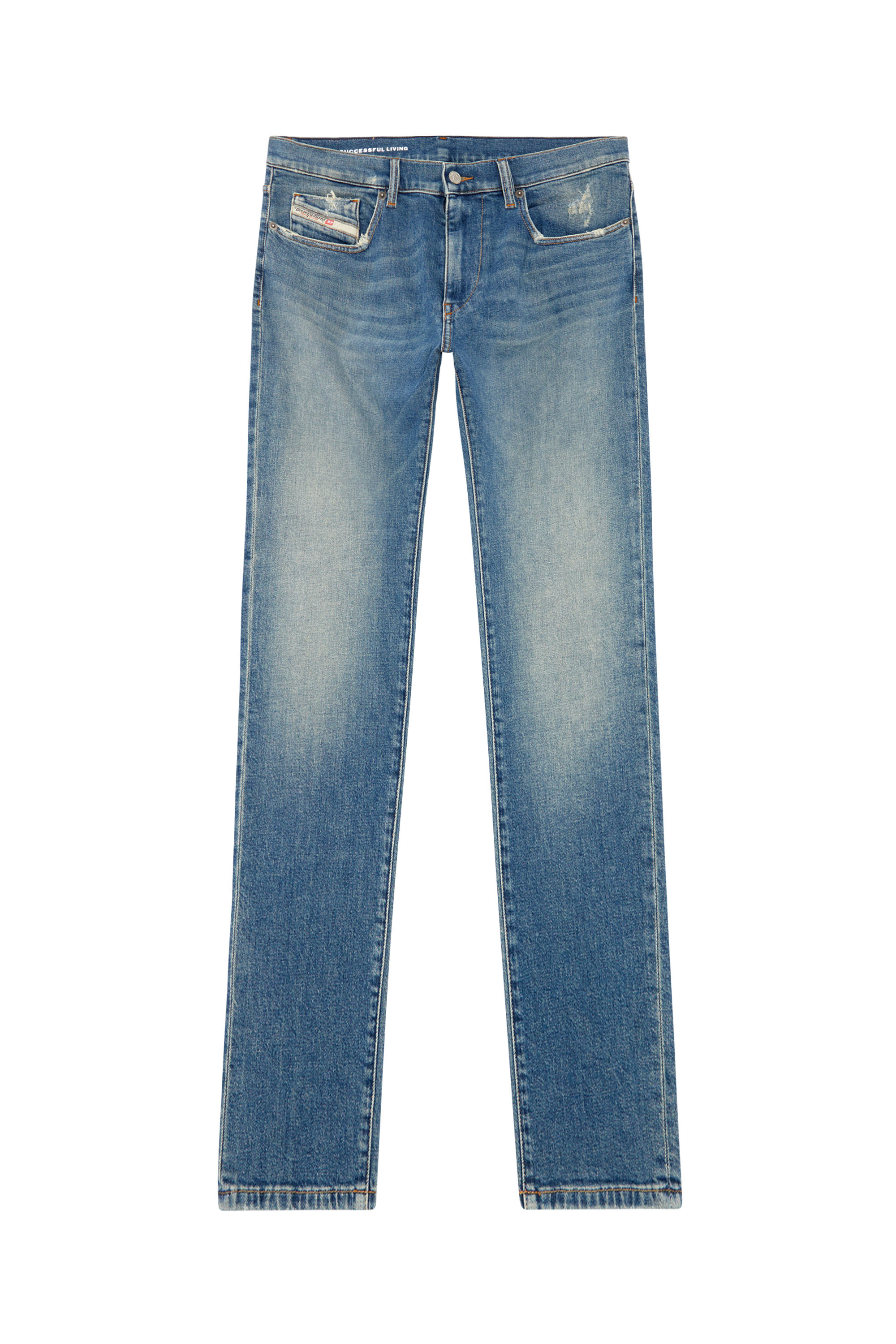 Diesel - Slim Jeans 2019 D-Strukt 0GRDG, Light Blue - Image 3