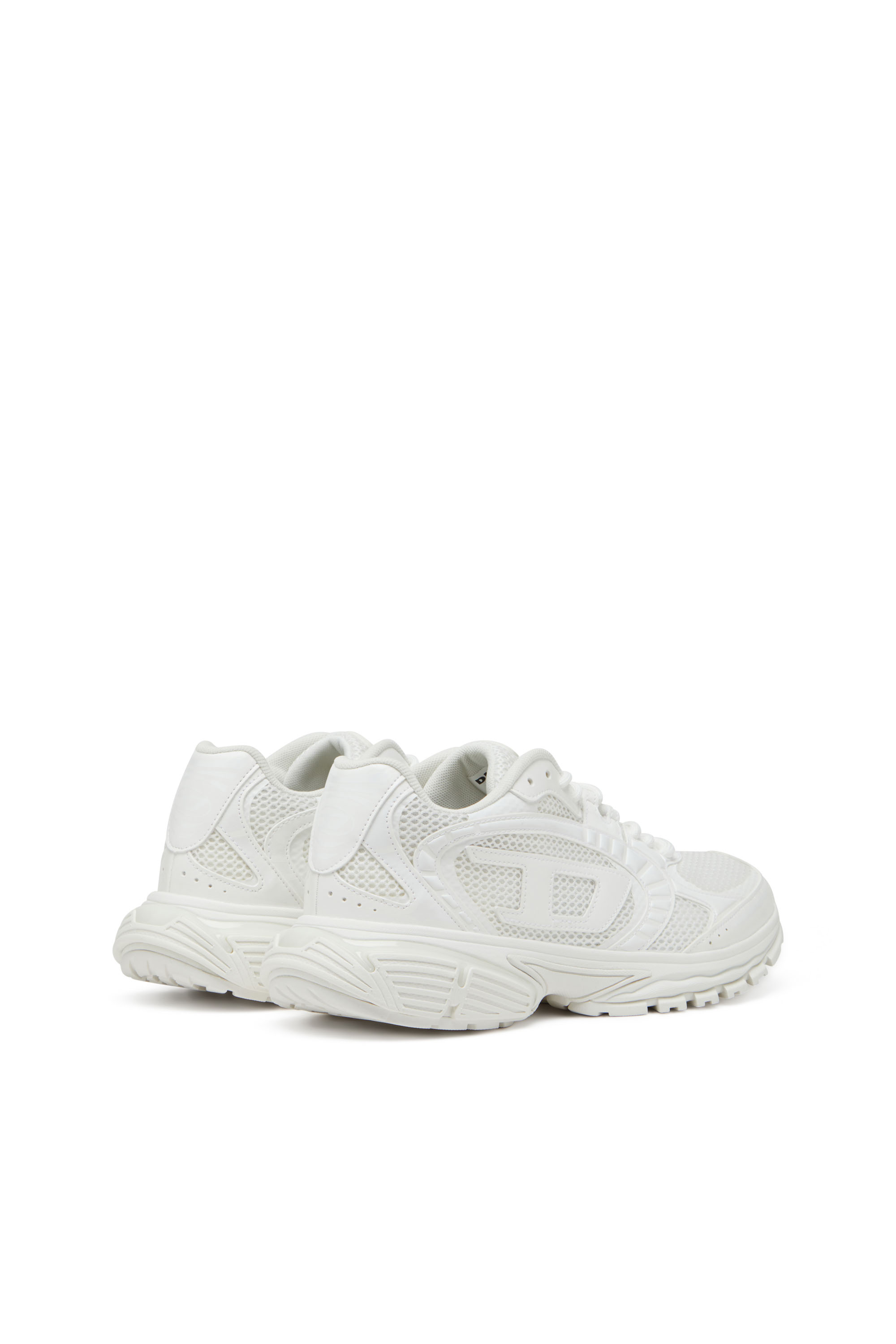 S-PRO-V-DENSE LOW, White Diesel - S-PRO-V-DENSE LOW, Man's S-Pro-V-Dense-Mesh sneakers with Oval D logo in White - 3