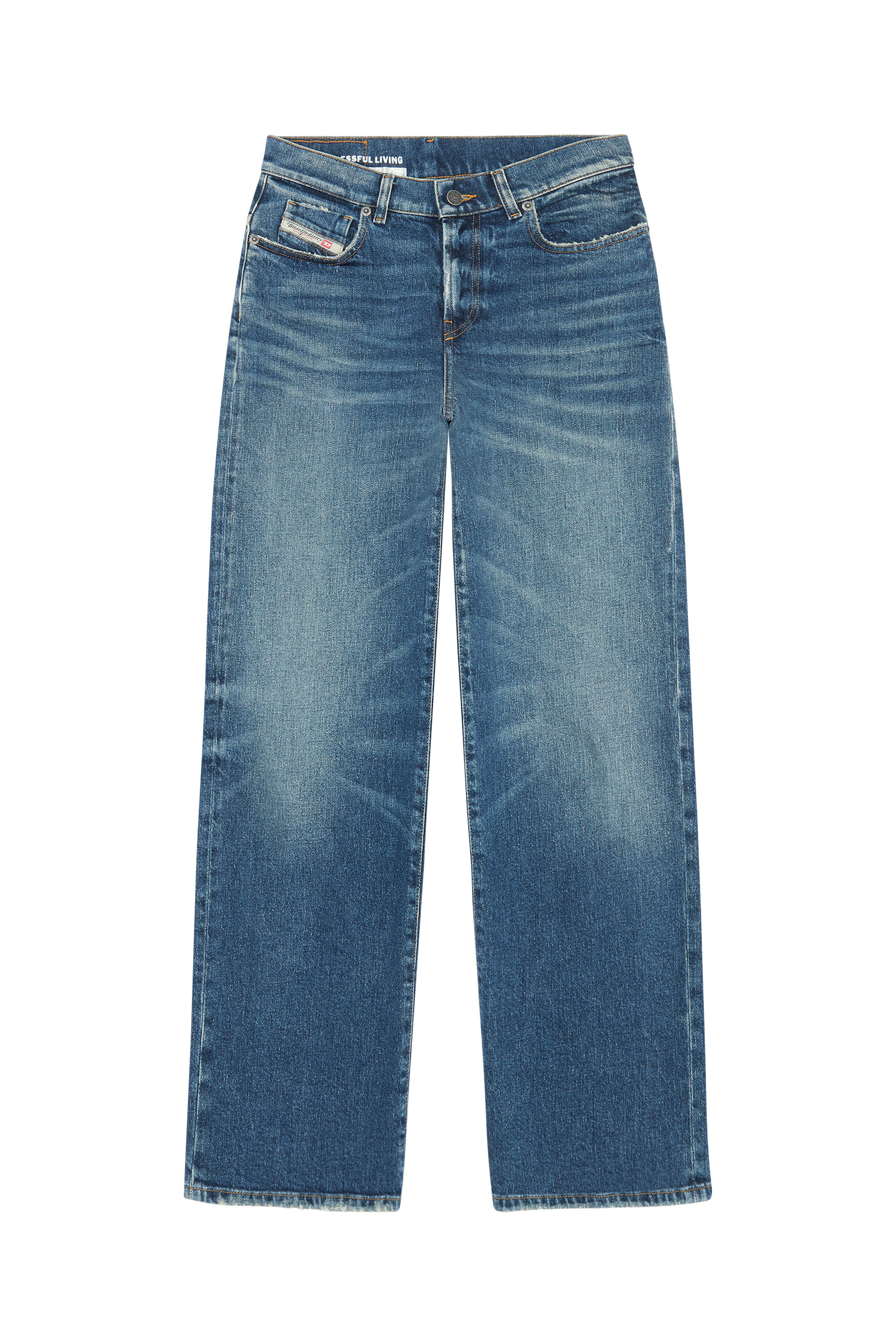 Diesel - 2000 007L1 Bootcut and Flare Jeans, Medium blue - Image 5
