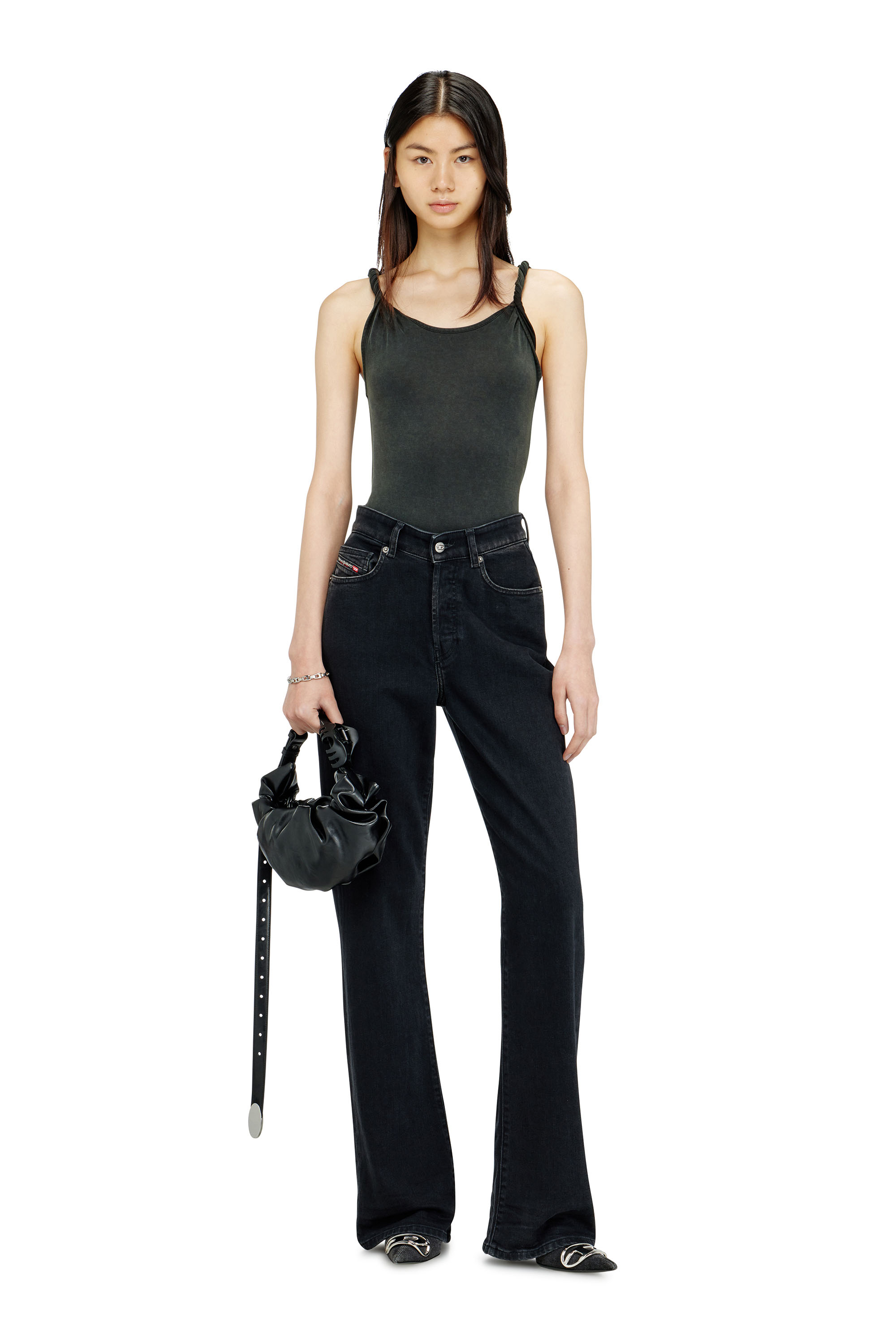 Diesel - T-TWY-S1, Woman's Tank top with twisted straps in null - 2