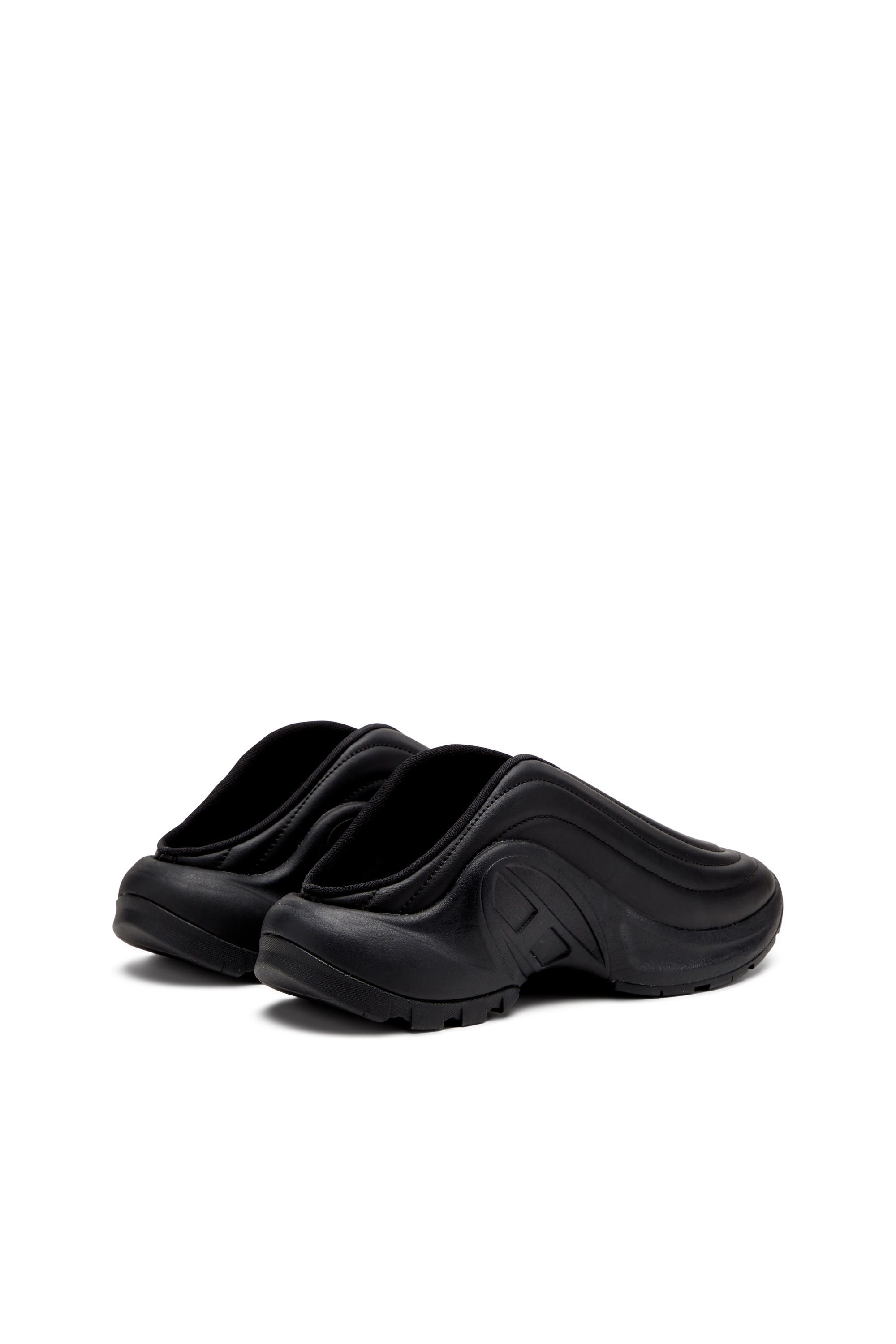 S-D-RUNNER MULE X, Black Diesel - S-D-RUNNER MULE X, Unisex's S-D-Runner-Matte mules in Black - 3