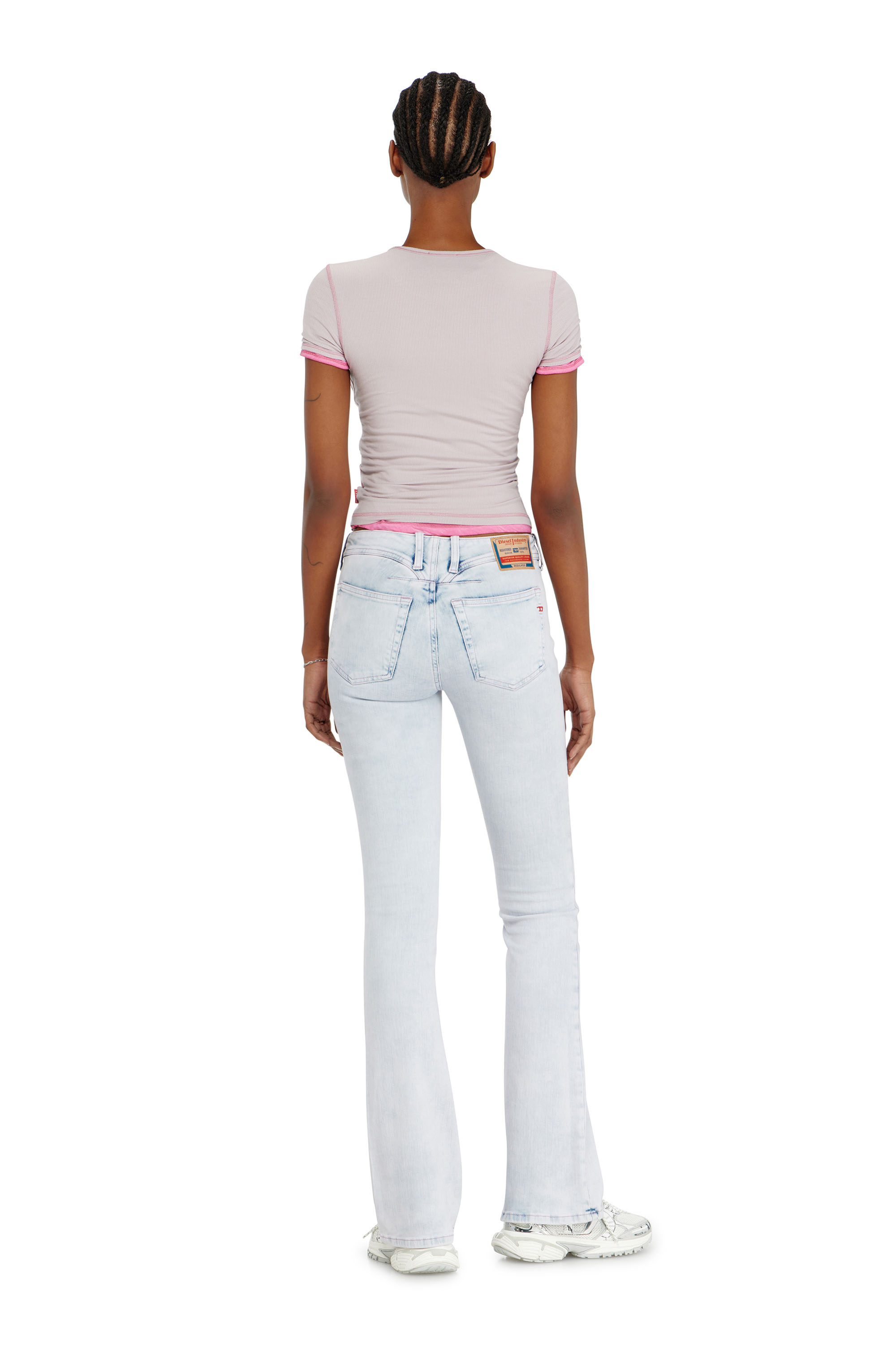 Diesel - Woman's Bootcut Jeans 1969 D-Ebbey 0HDBH, Light Blue - 3