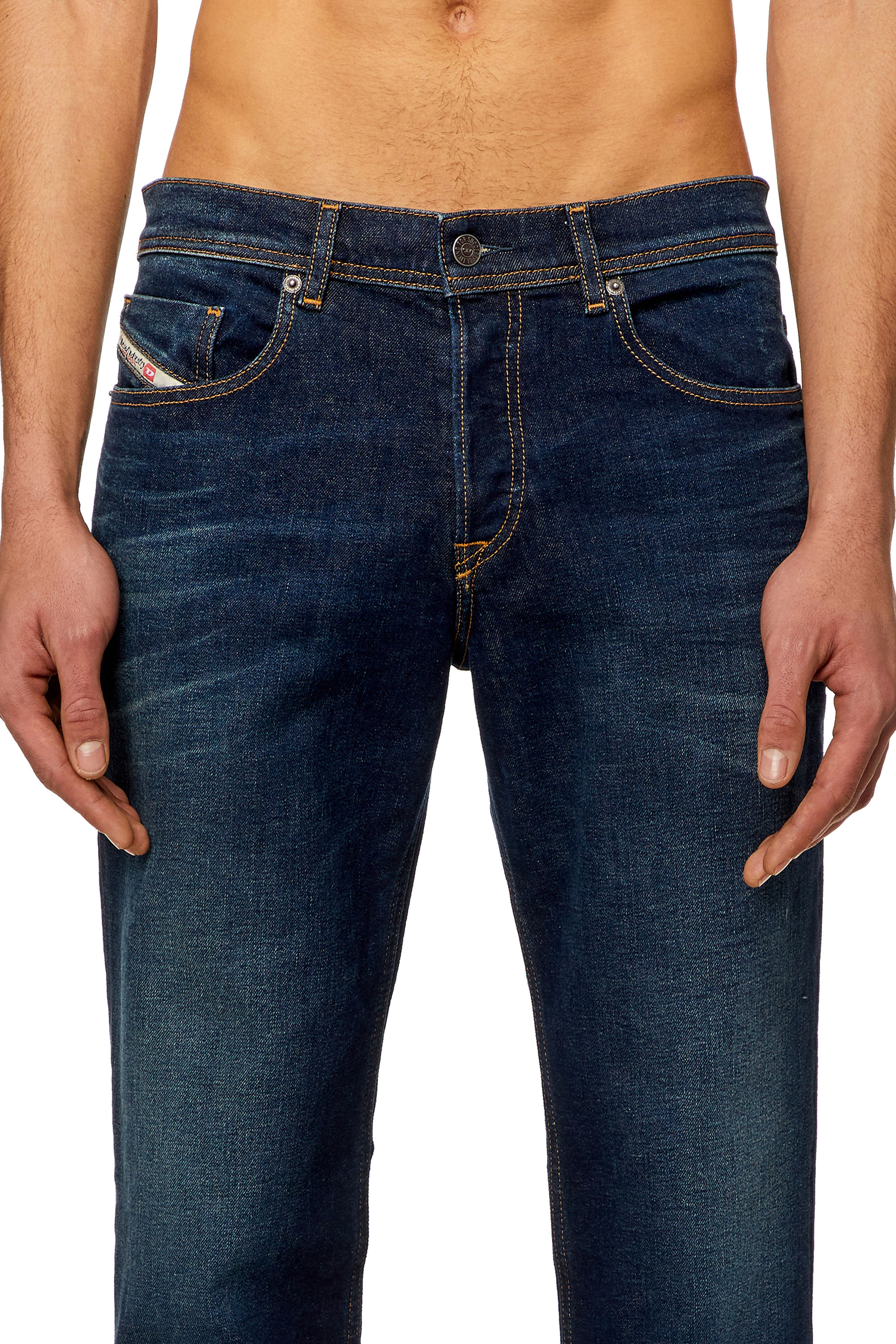 Diesel - Tapered Jeans 2023 D-Finitive 09H38, Dark Blue - Image 3