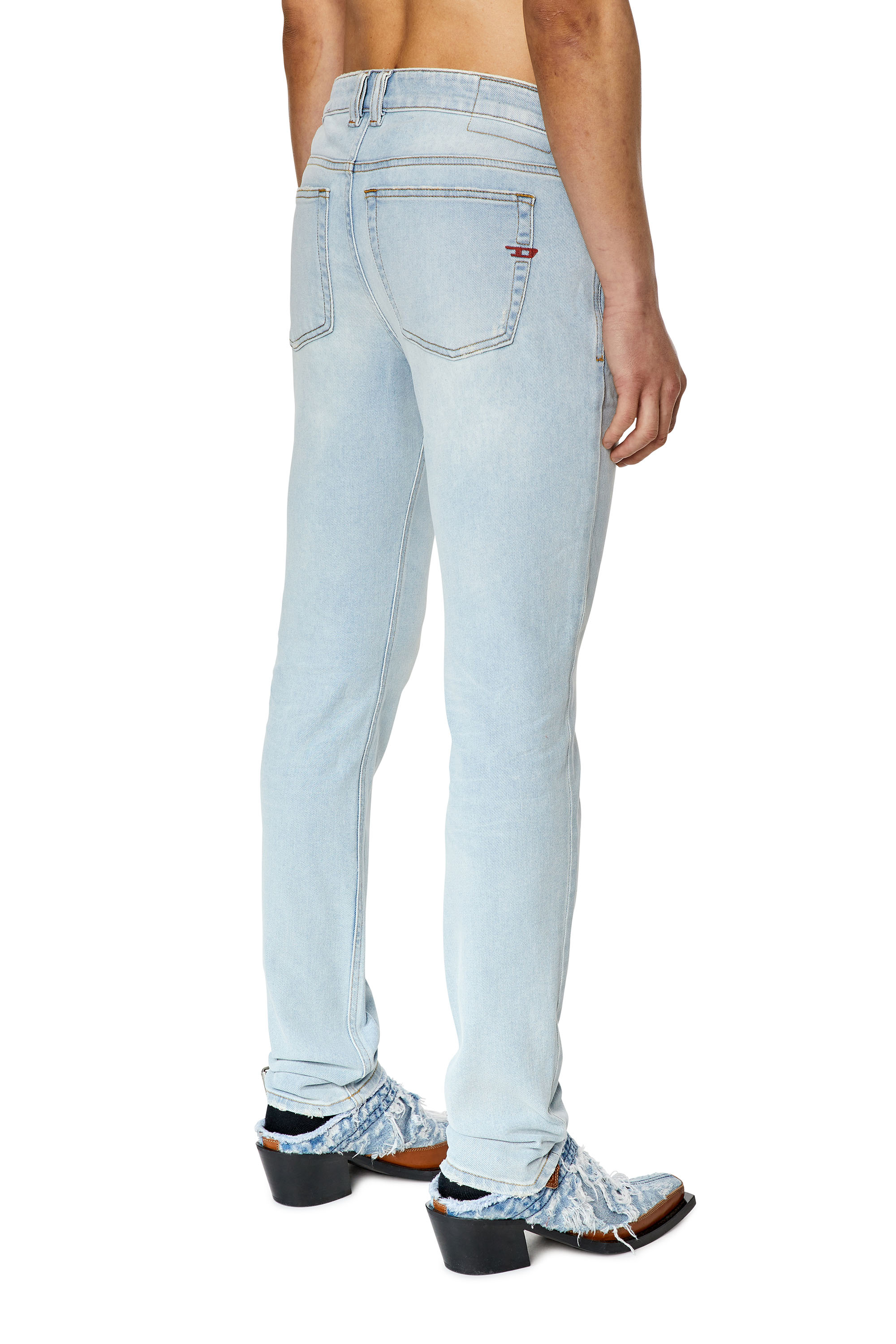 Diesel - 1979 Sleenker 09F14 Skinny Jeans, Light Blue - Image 2