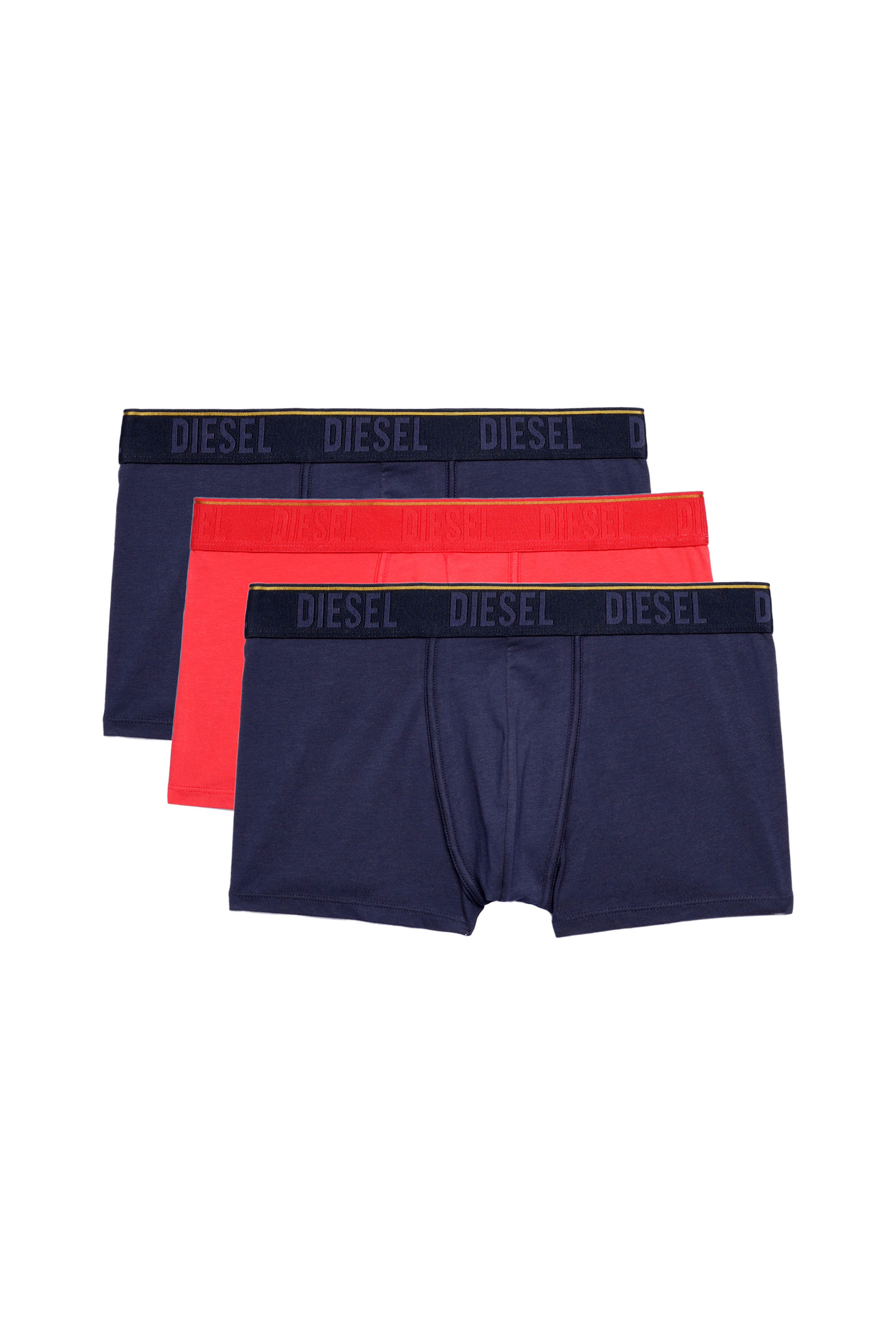 UMBX-DAMIENTHREEPACK, Blue/Red - Trunks