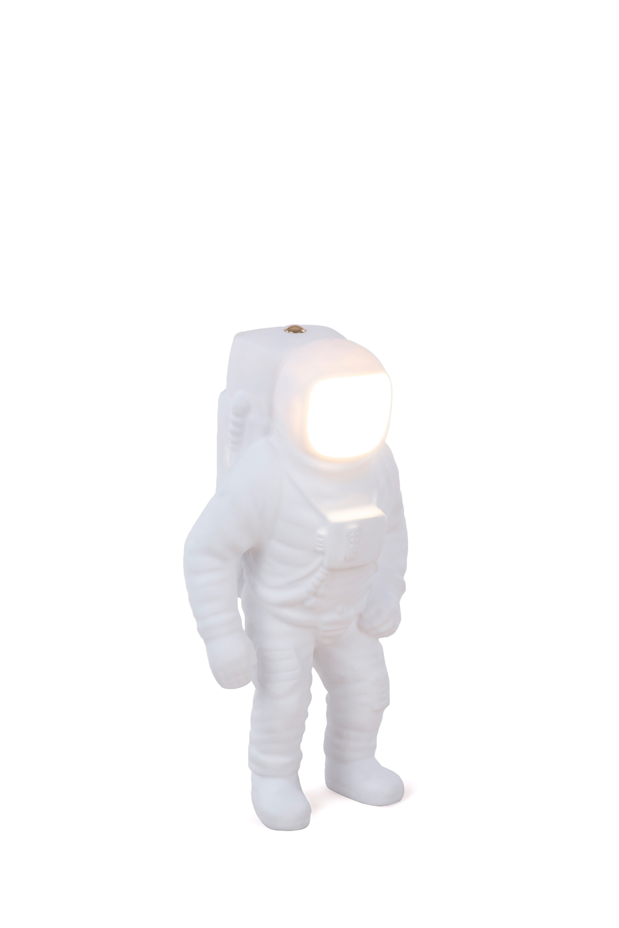 Diesel - 10939COSMIC FLASHING, Unisex's Resin rechargeable led table lamp "Cosmic-flashing starman" in White - 3