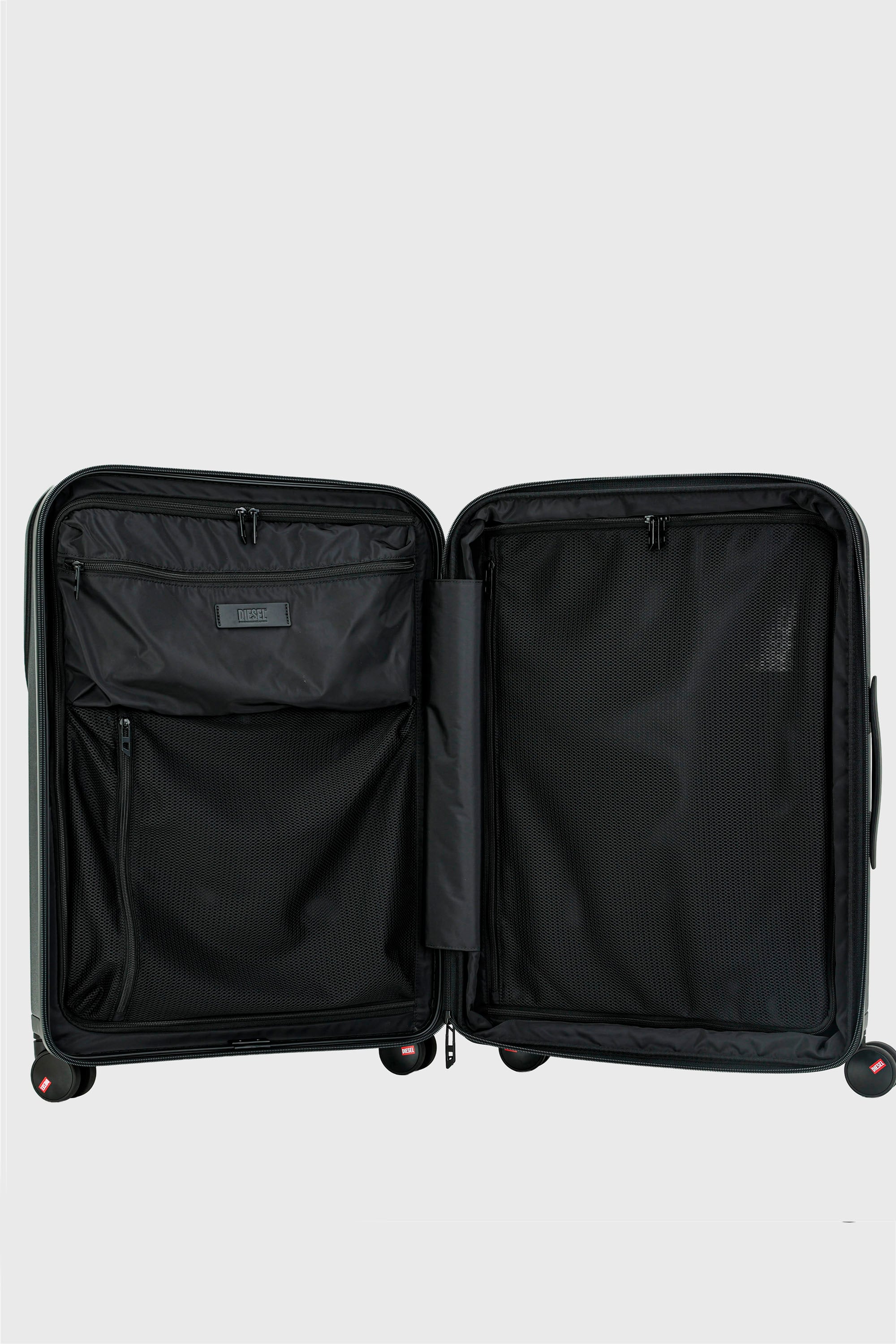Diesel - LU0043 HARD LUGGAGE - DSL012, Unisex's Oval D suitcase size M in Black - 3