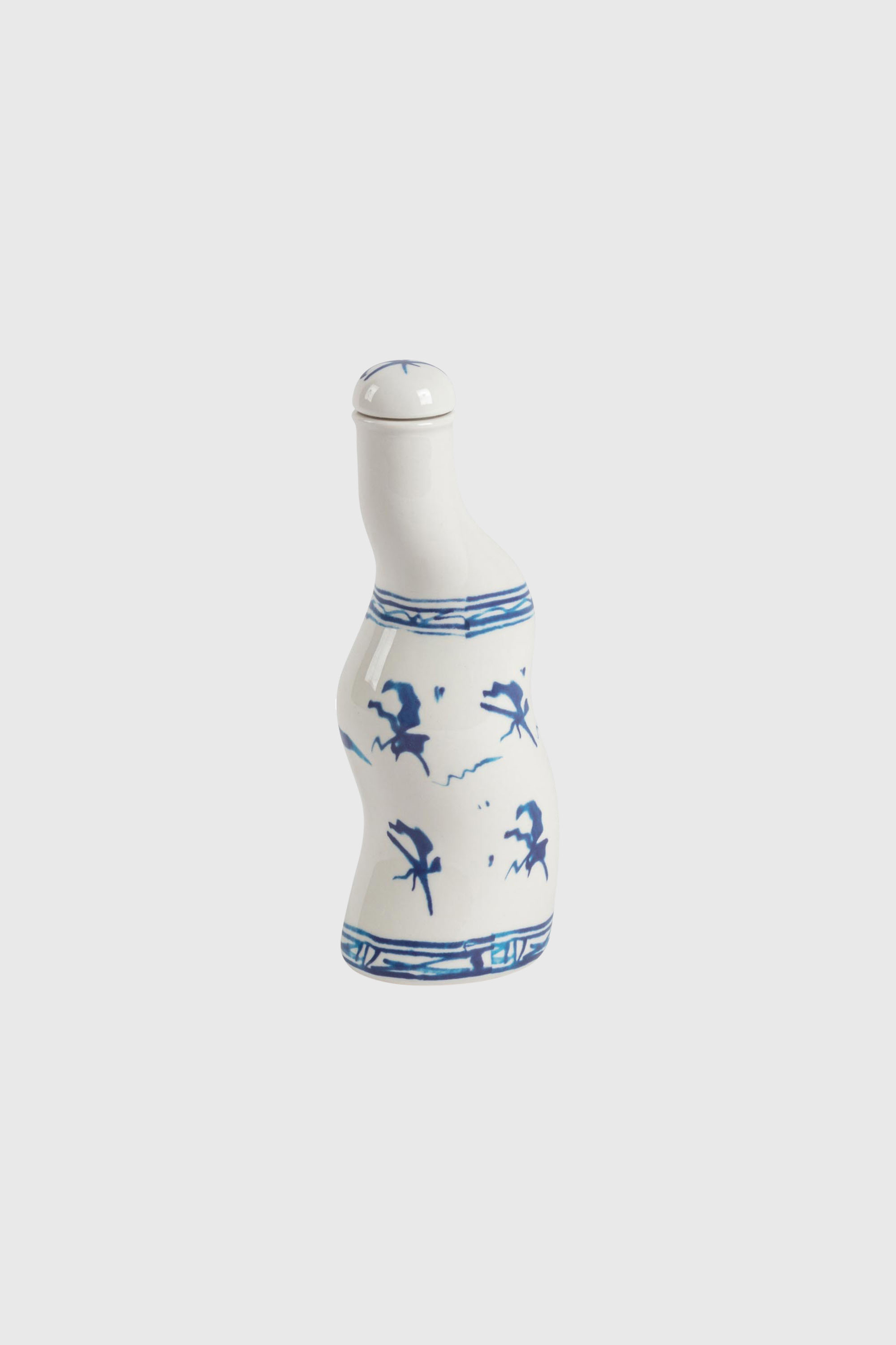 Diesel - 11287 PORCELAIN BOTTLE FOR SEASONING "CL, Unisex's Porcelain bottle for seasoning in White/Blue - 4