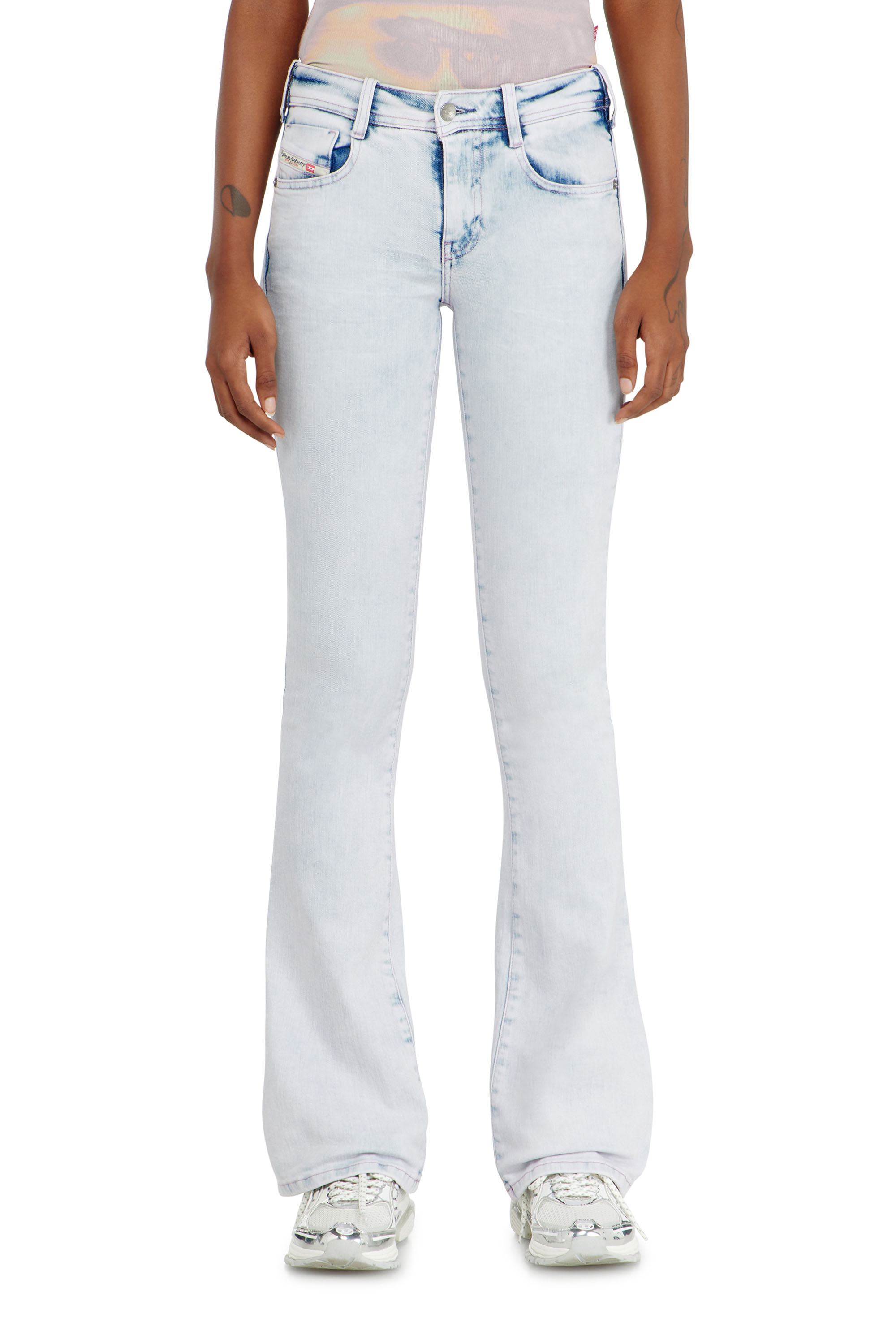 Diesel - Woman's Bootcut Jeans 1969 D-Ebbey 0HDBH, Light Blue - 4