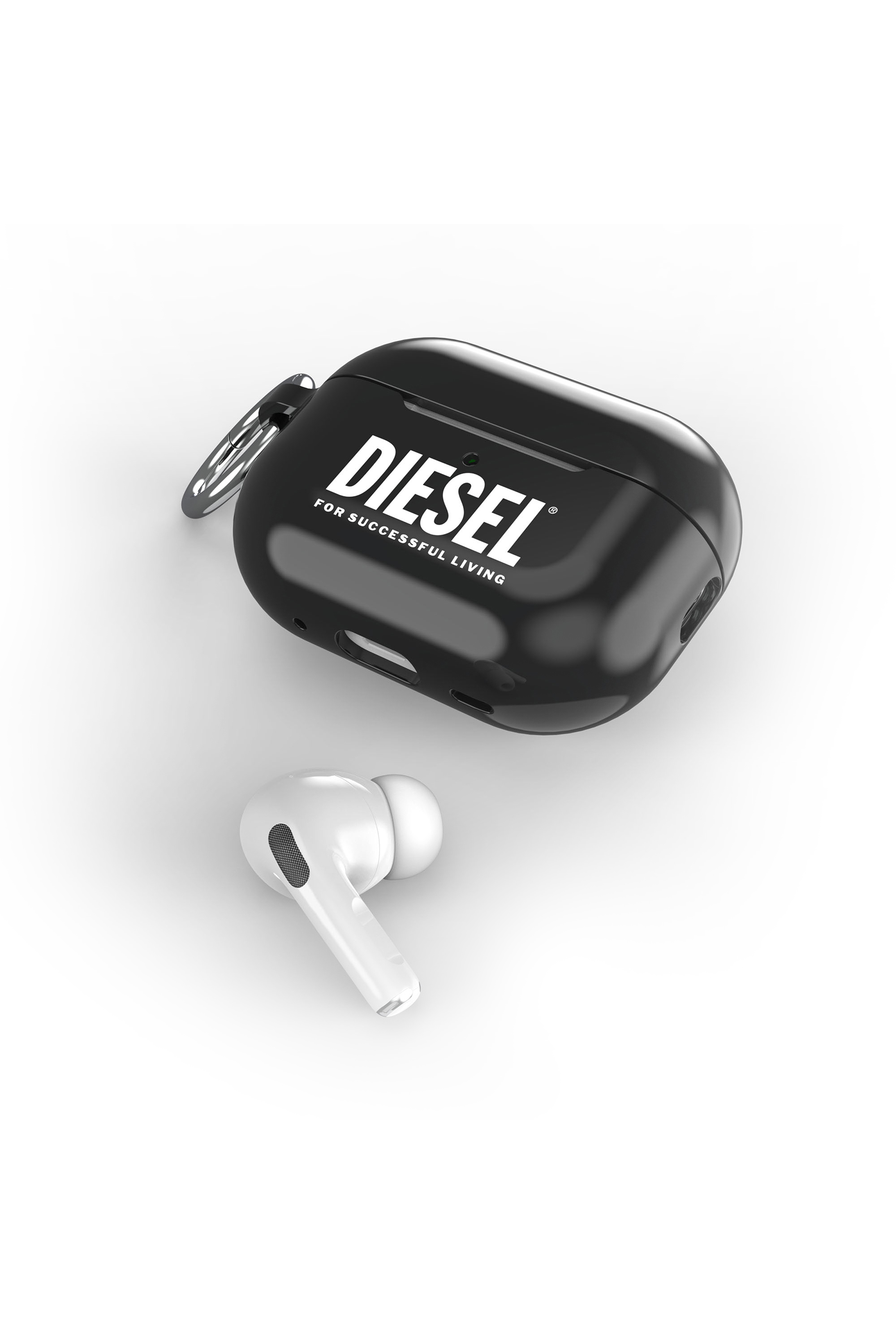 Diesel - 60193 AIRPOD CASE, Unisex's Biscotto Case for Airpods Pro / Pro 2 in Black - 3