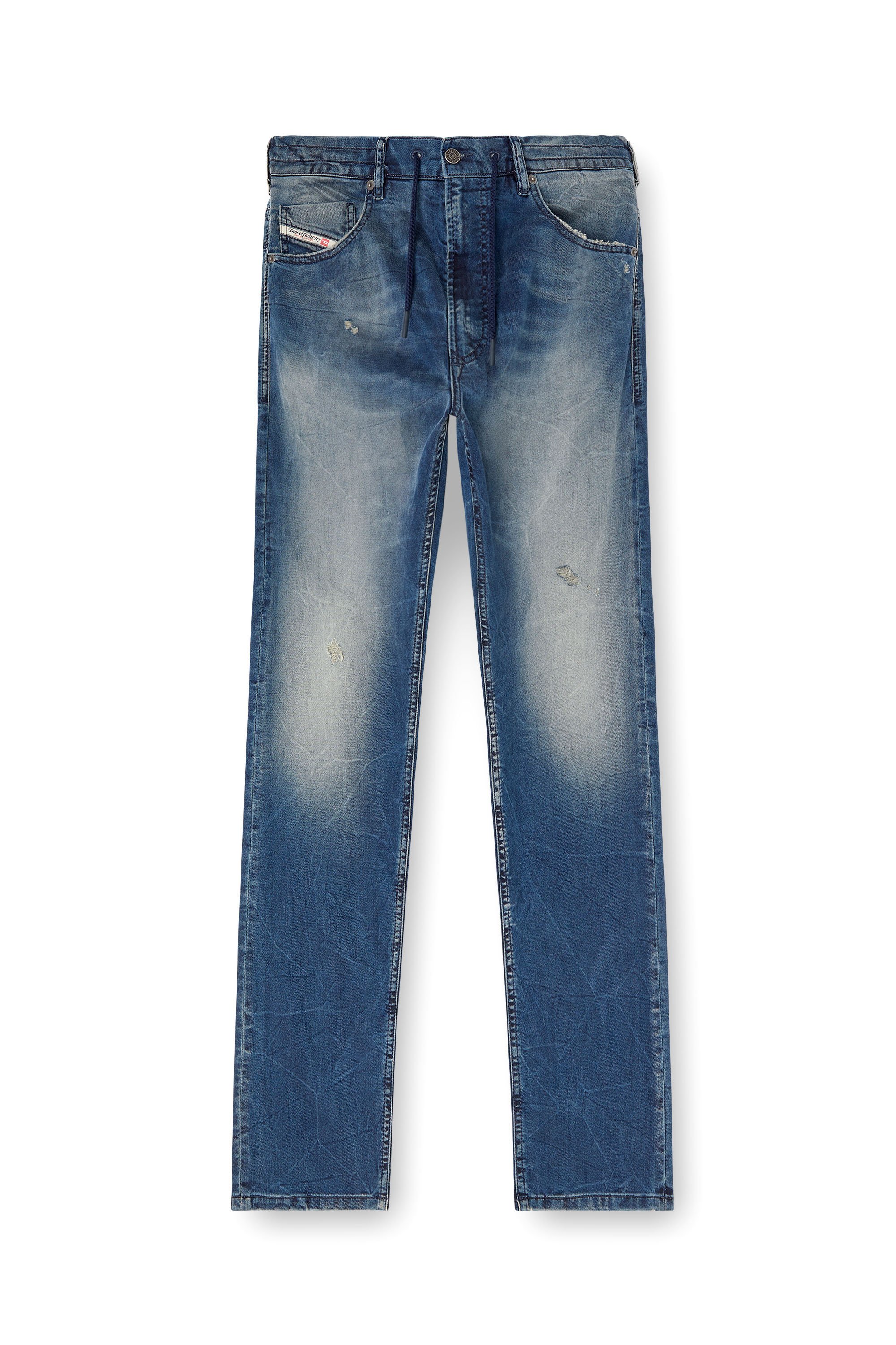 Diesel - Man's Regular 2030 D-Krooley Joggjeans® 068PI, Medium blue - 3